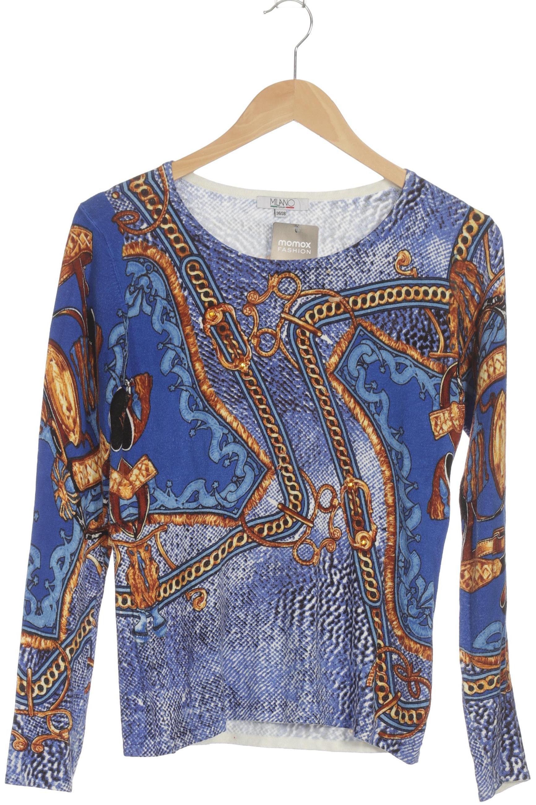 

Milano Italy Damen Pullover, blau, Gr. 36