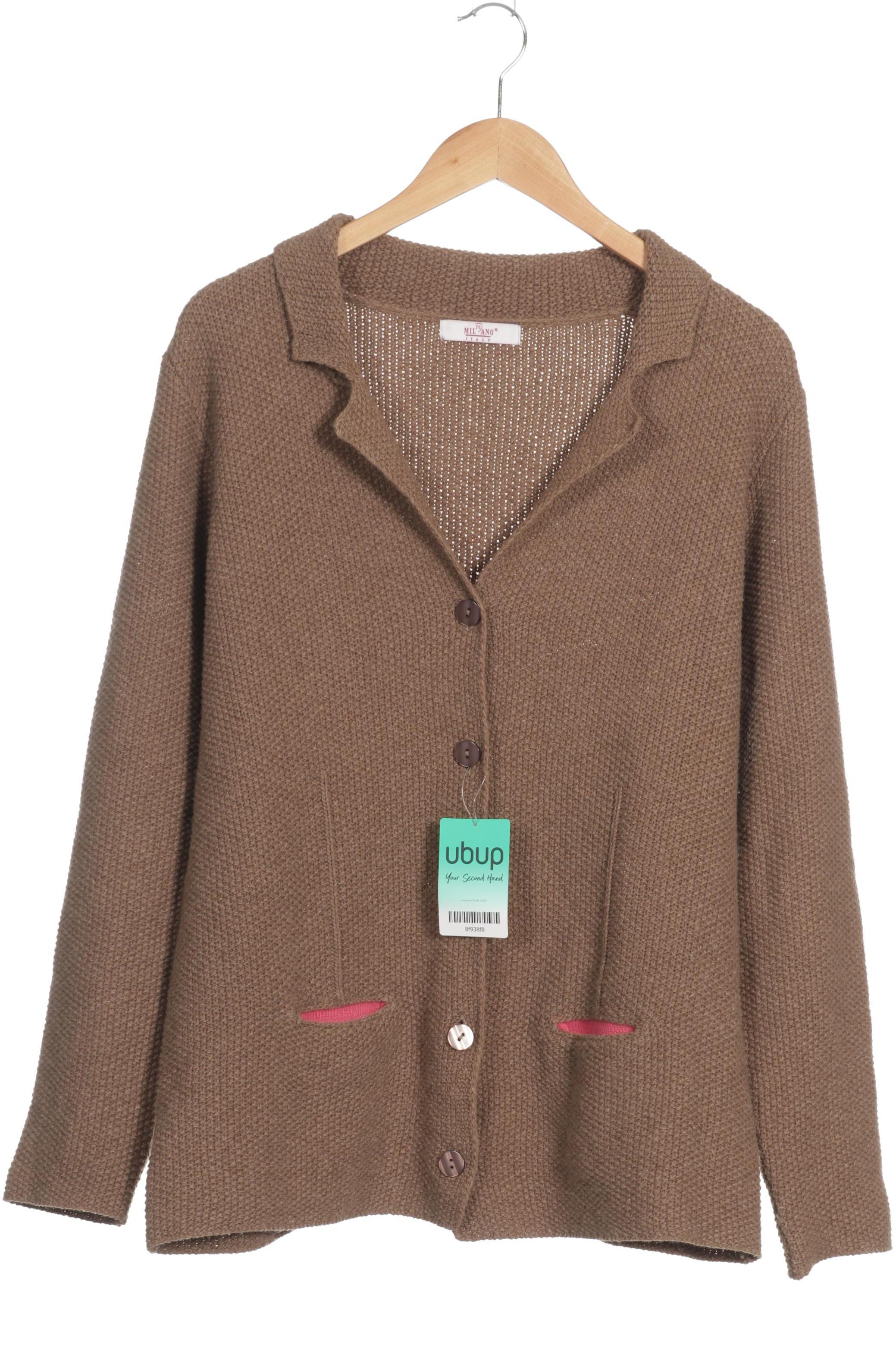 

Milano Italy Damen Strickjacke, braun, Gr.