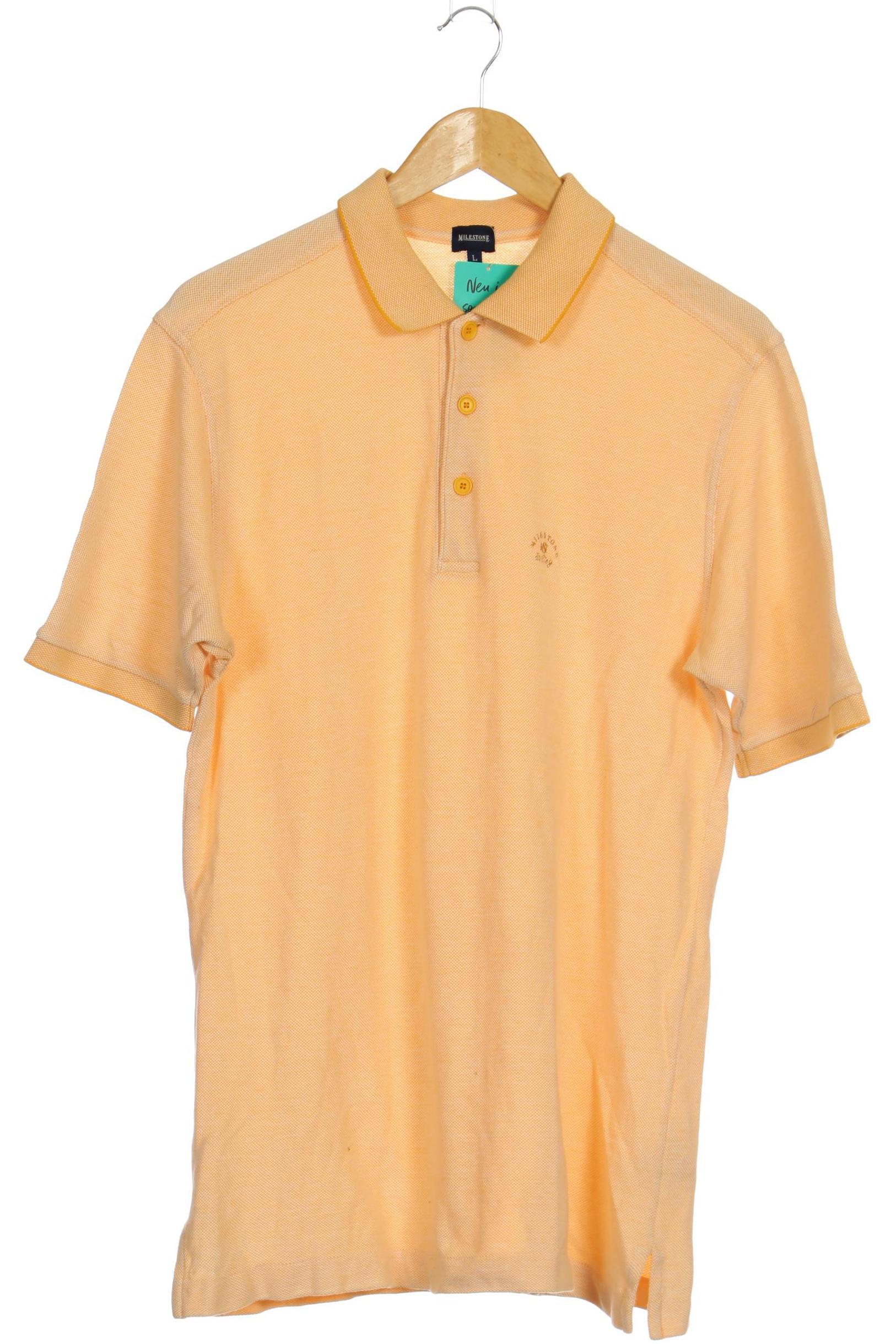 Thumbnail - Milestone Herren Poloshirt, gelb, Gr.