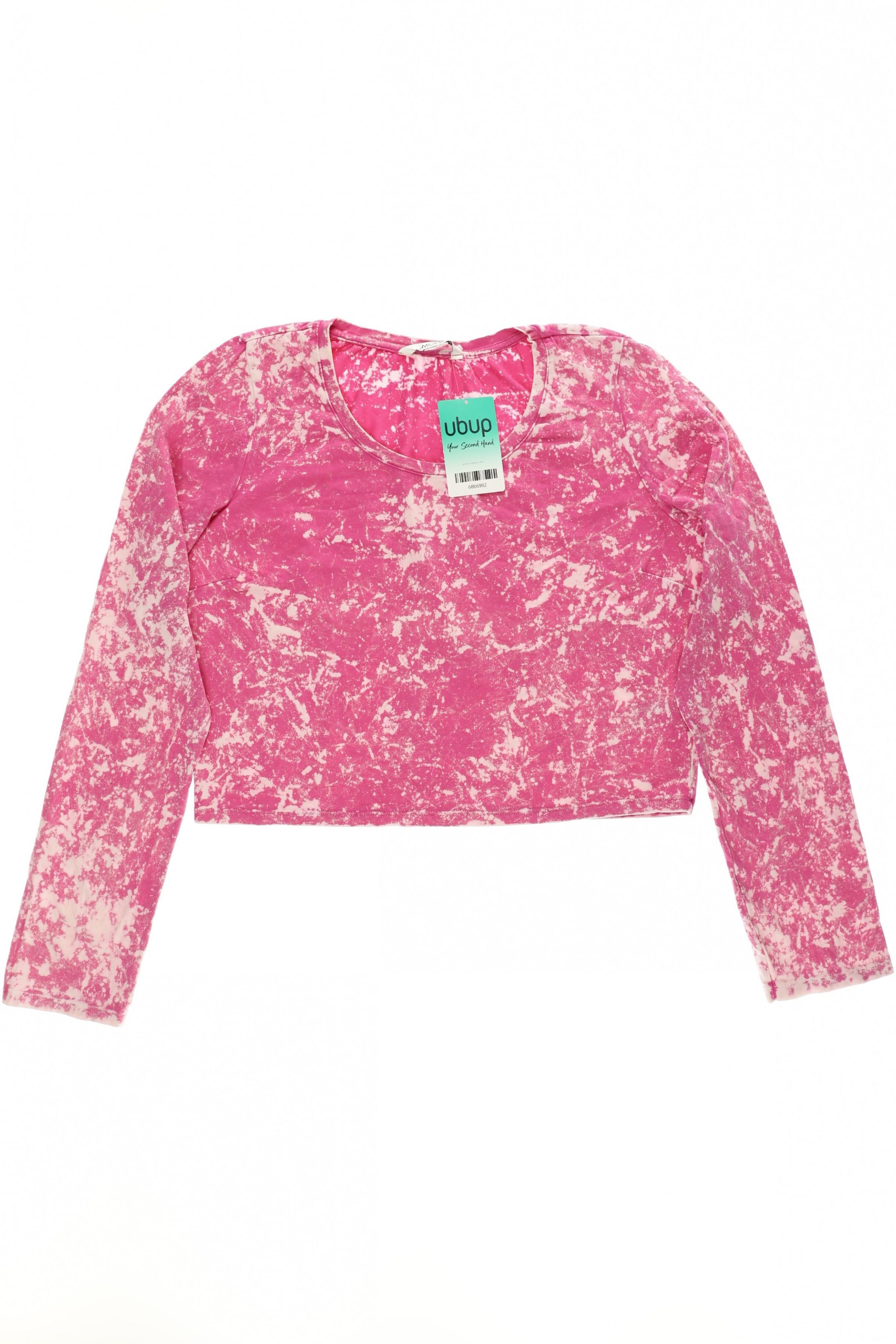 

Monki Damen Langarmshirt, pink, Gr.