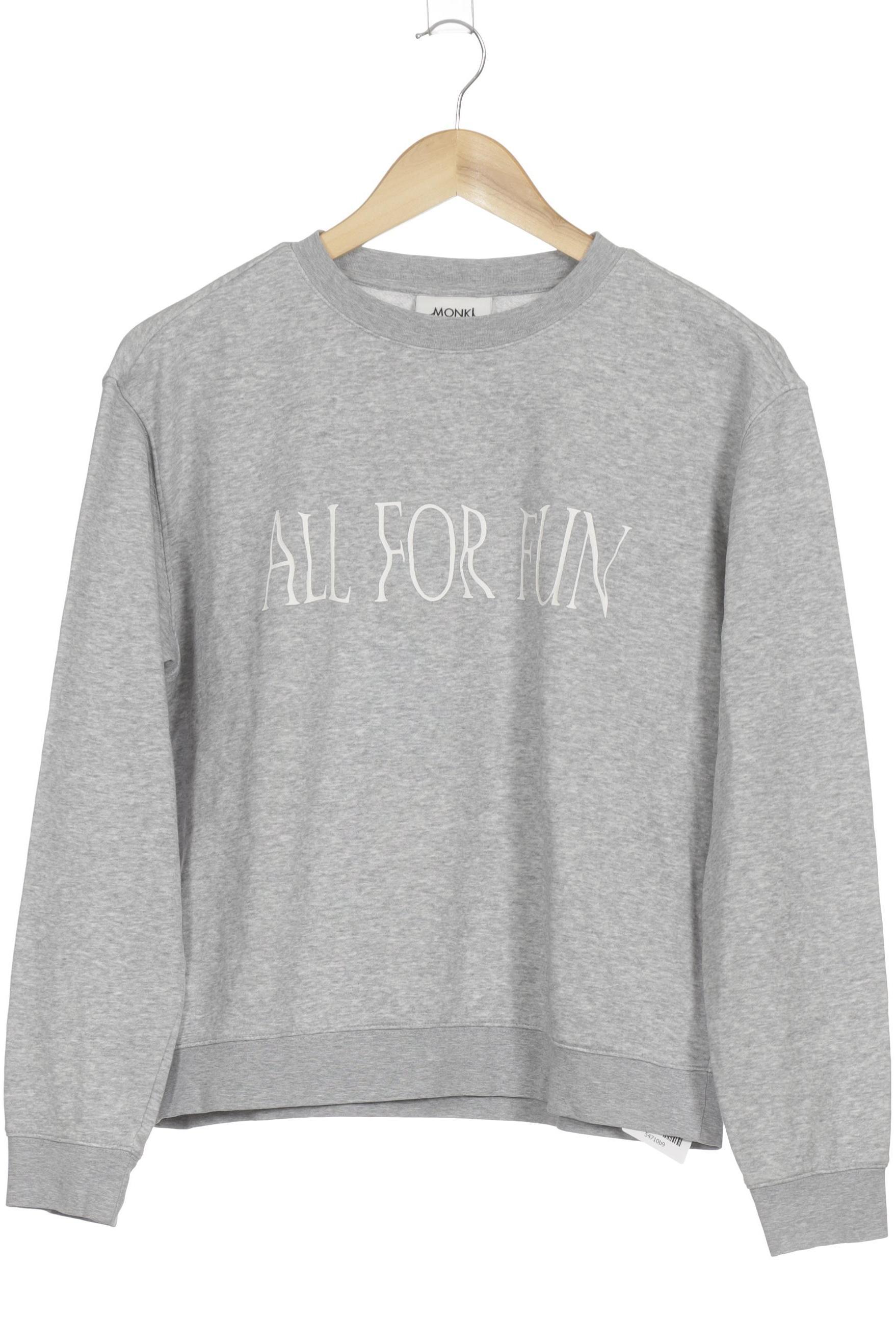 

Monki Damen Sweatshirt, grau, Gr.