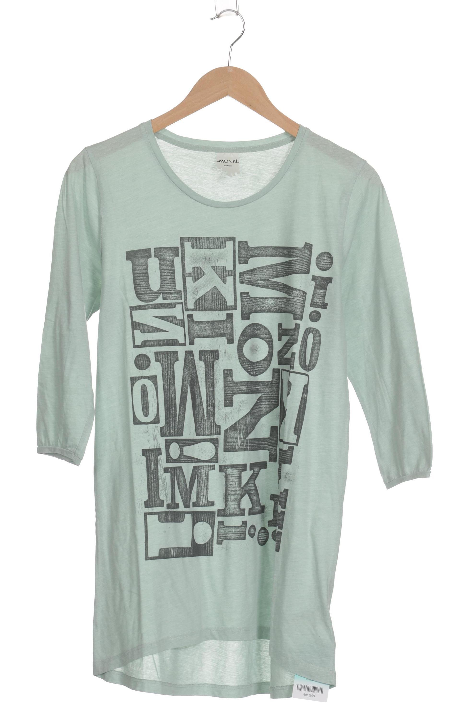 

Monki Damen T-Shirt, türkis, Gr.