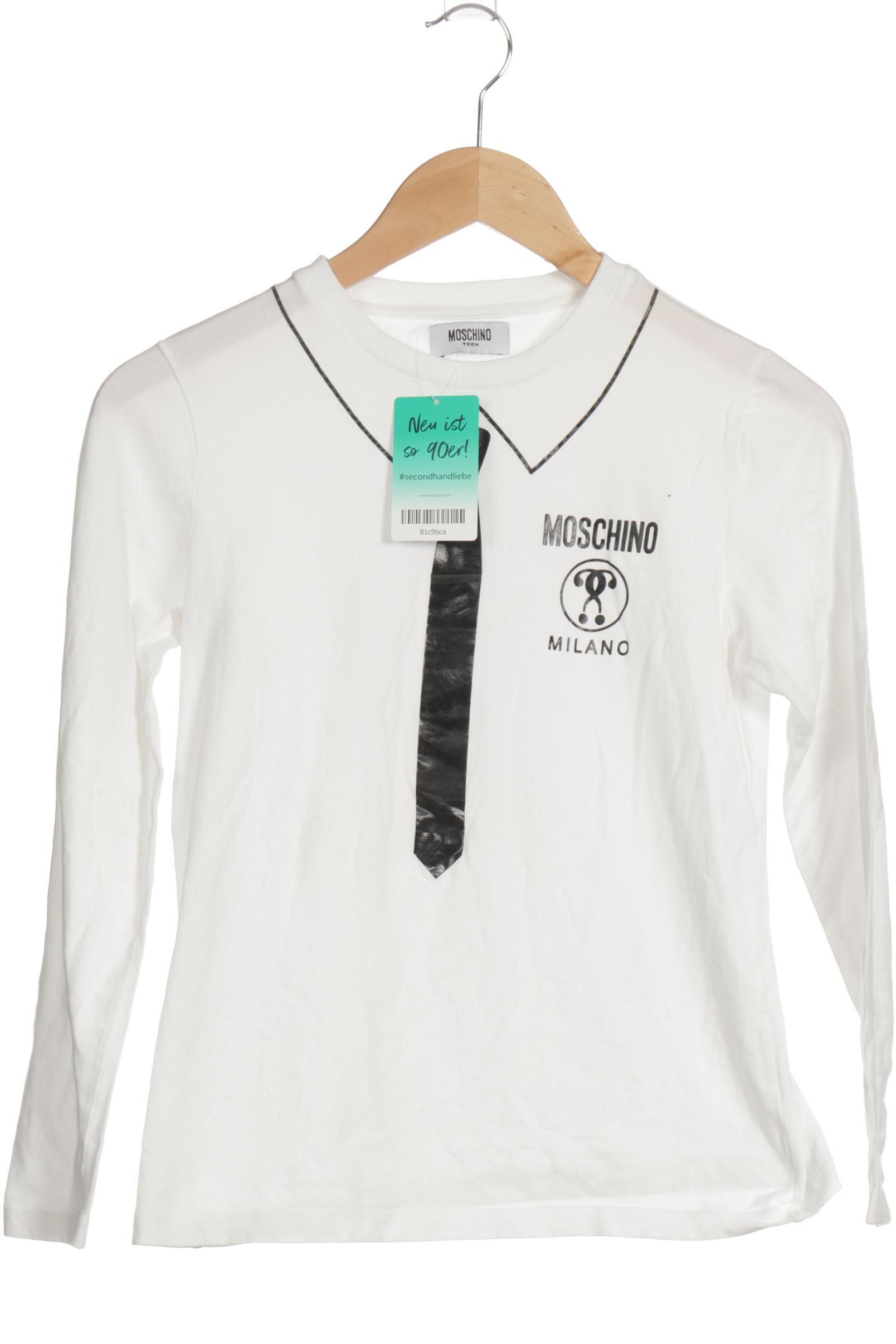 

Love Moschino Jungen Langarmshirt, weiß, Gr. 158