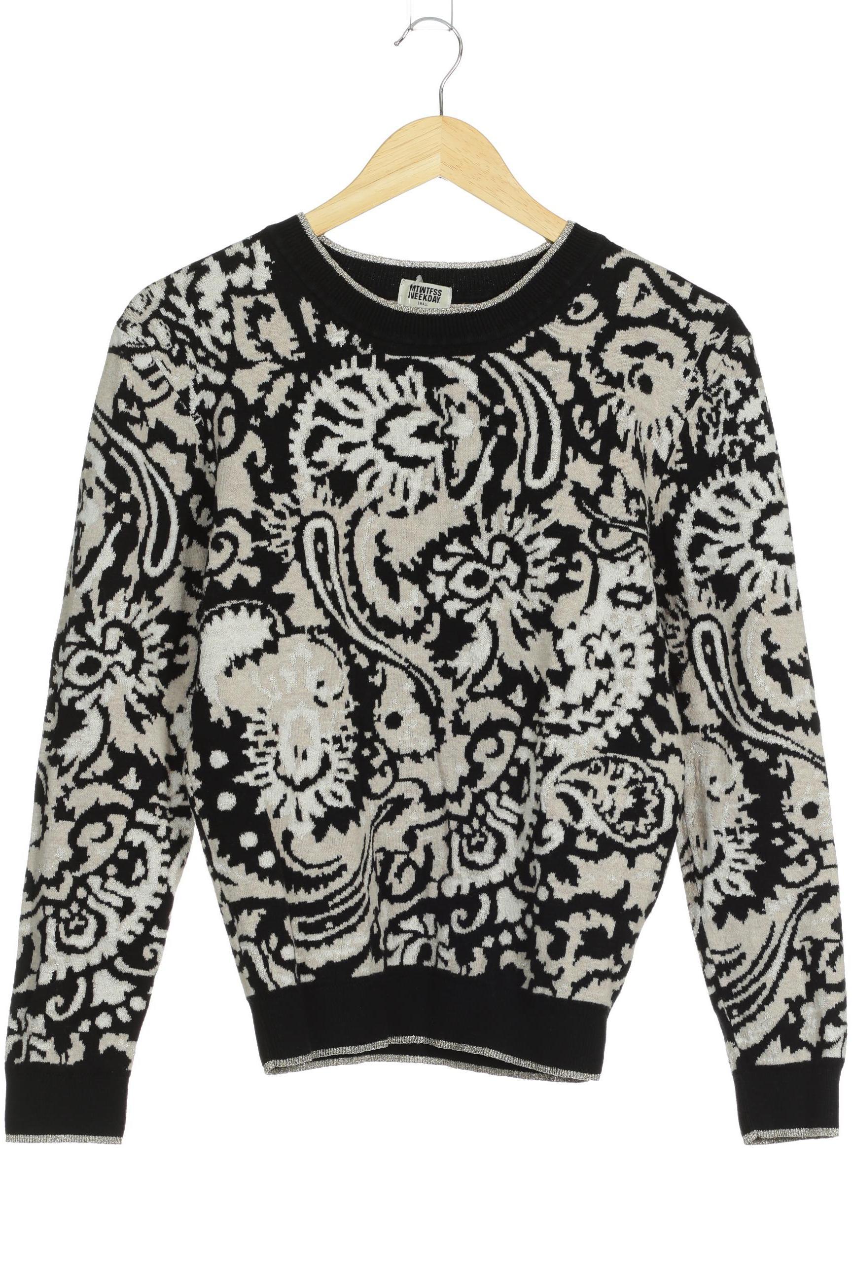 

Mtwtfss by Weekday Damen Pullover, schwarz, Gr.