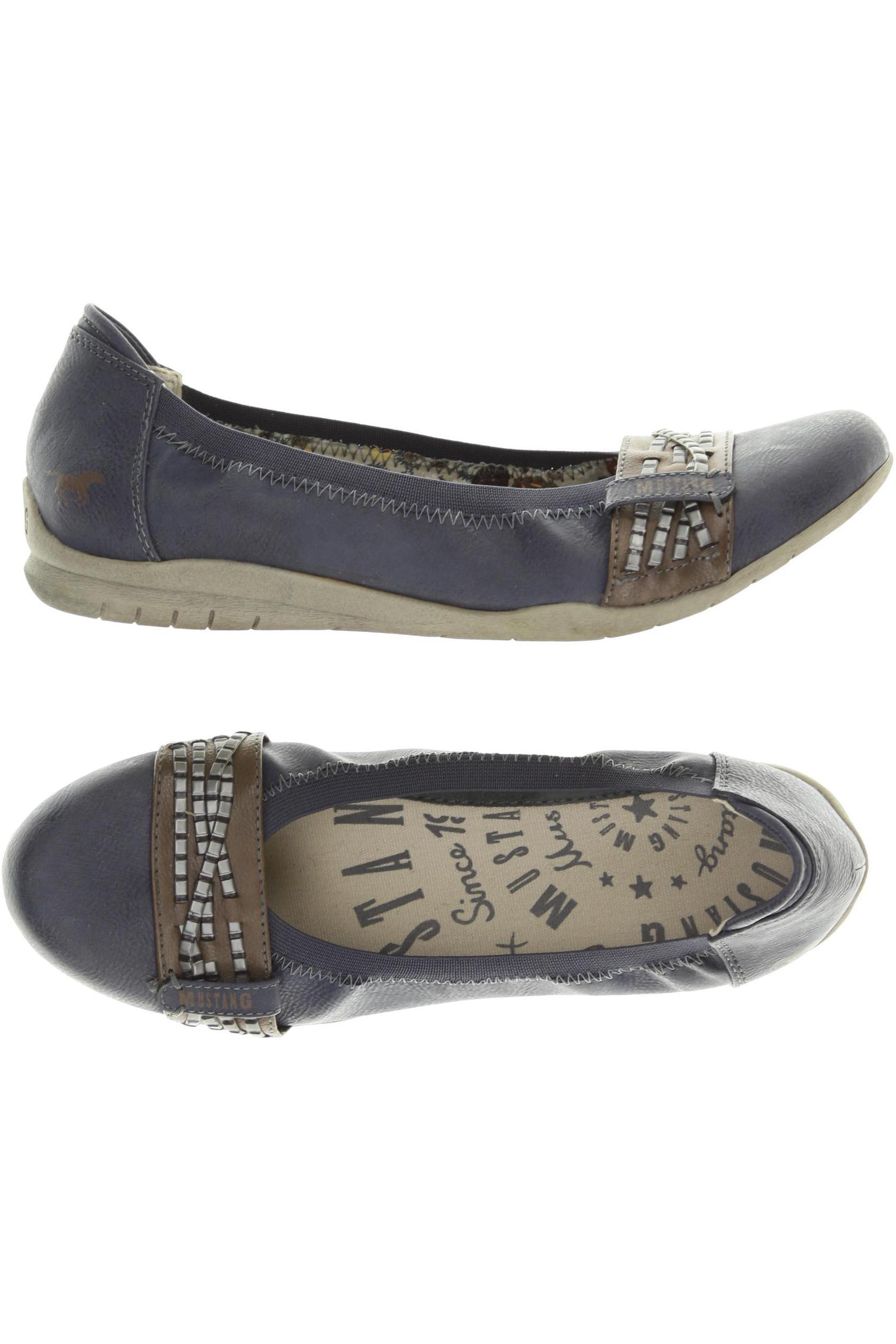 

Mustang Damen Ballerinas, blau, Gr. 40