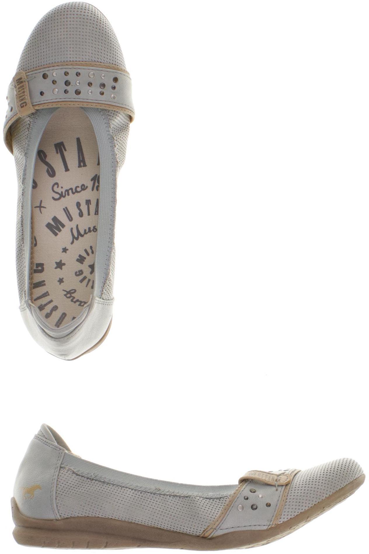 

Mustang Damen Ballerinas, grau, Gr. 38