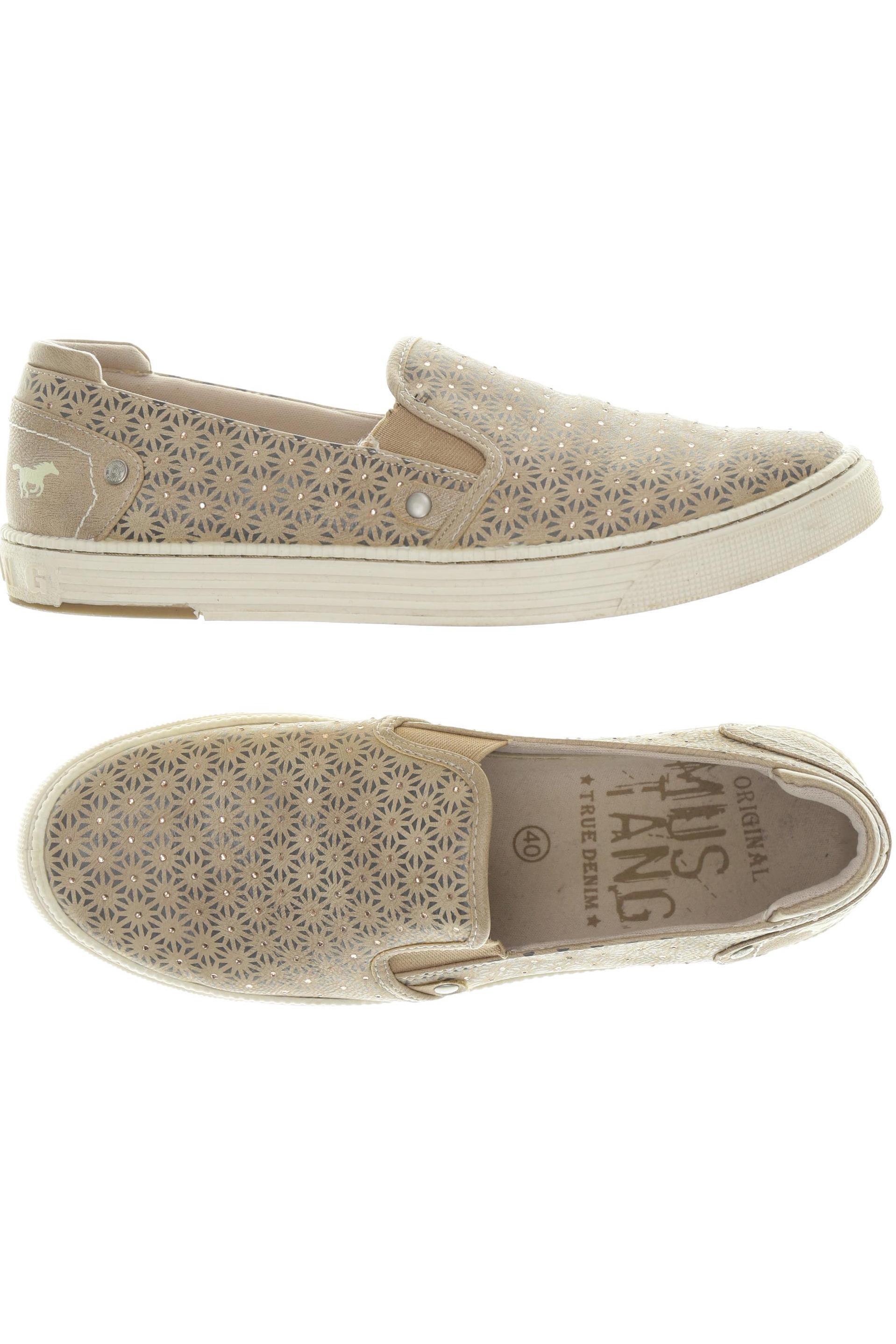 

Mustang Damen Halbschuh, beige, Gr. 40