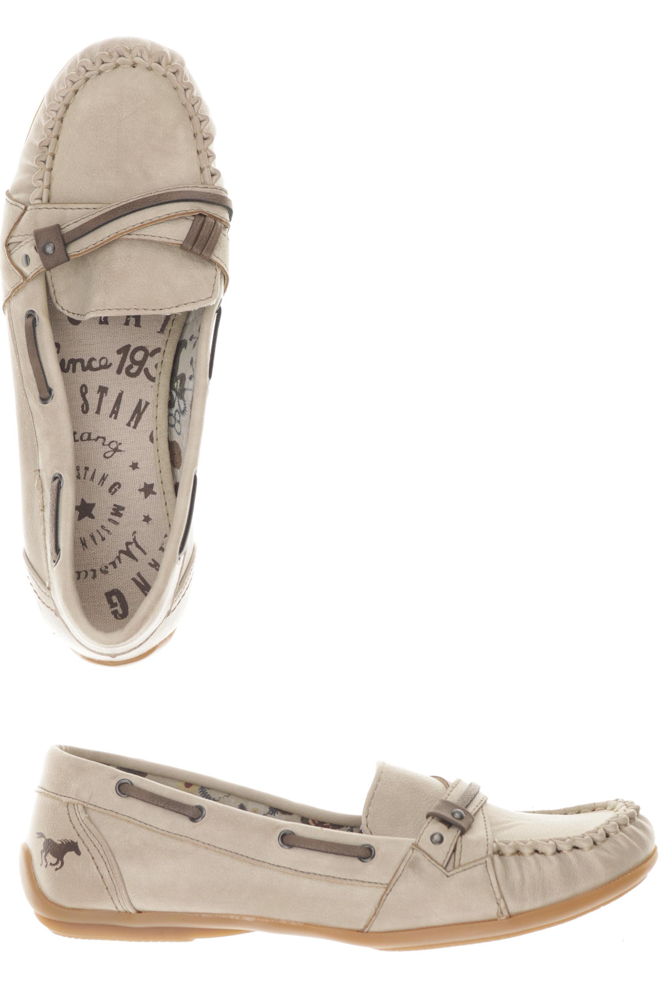 

Mustang Damen Halbschuh, beige, Gr. 36