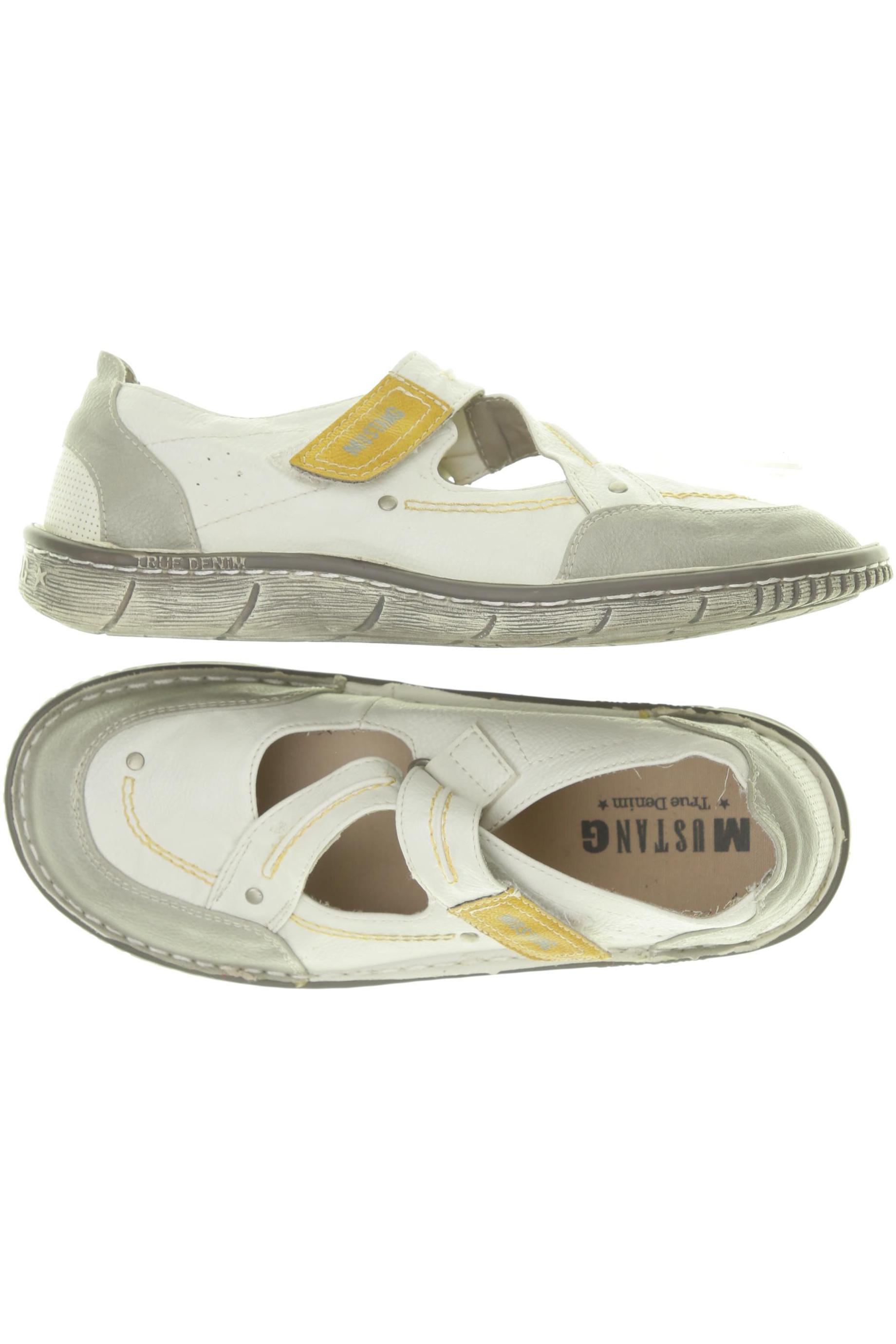 

Mustang Damen Halbschuh, weiß, Gr. 39