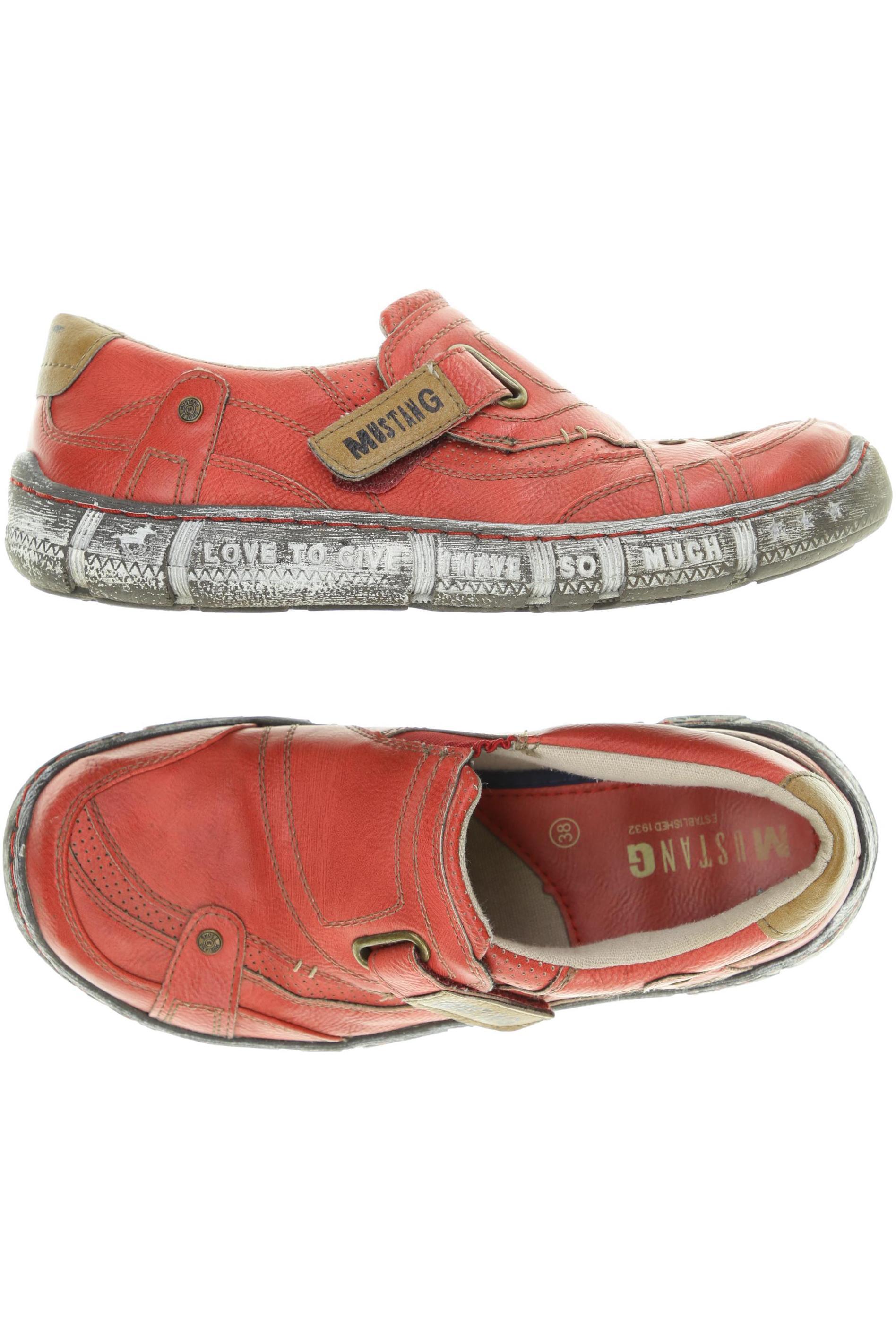 

Mustang Damen Halbschuh, rot, Gr. 38