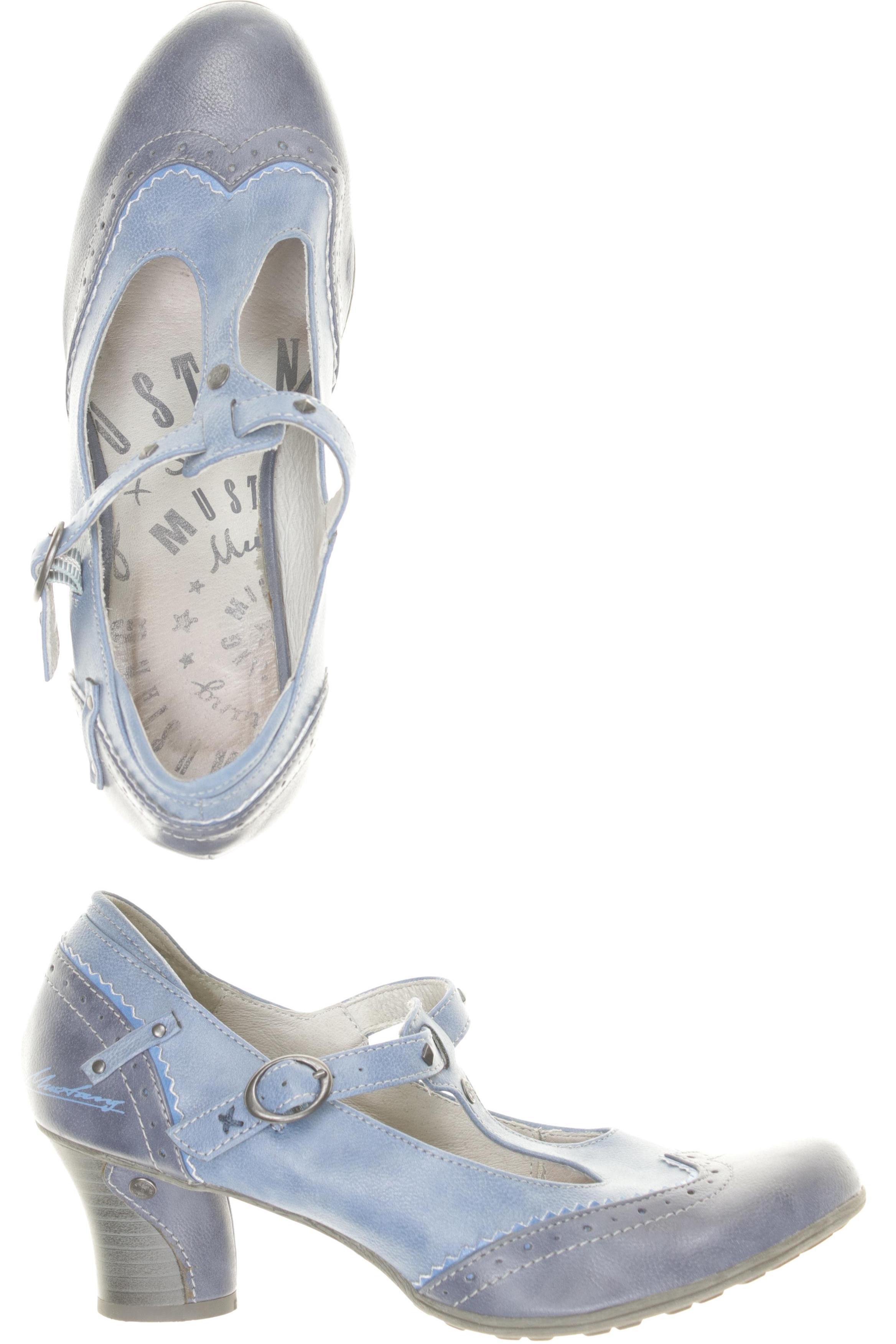 

Mustang Damen Pumps, blau, Gr. 39
