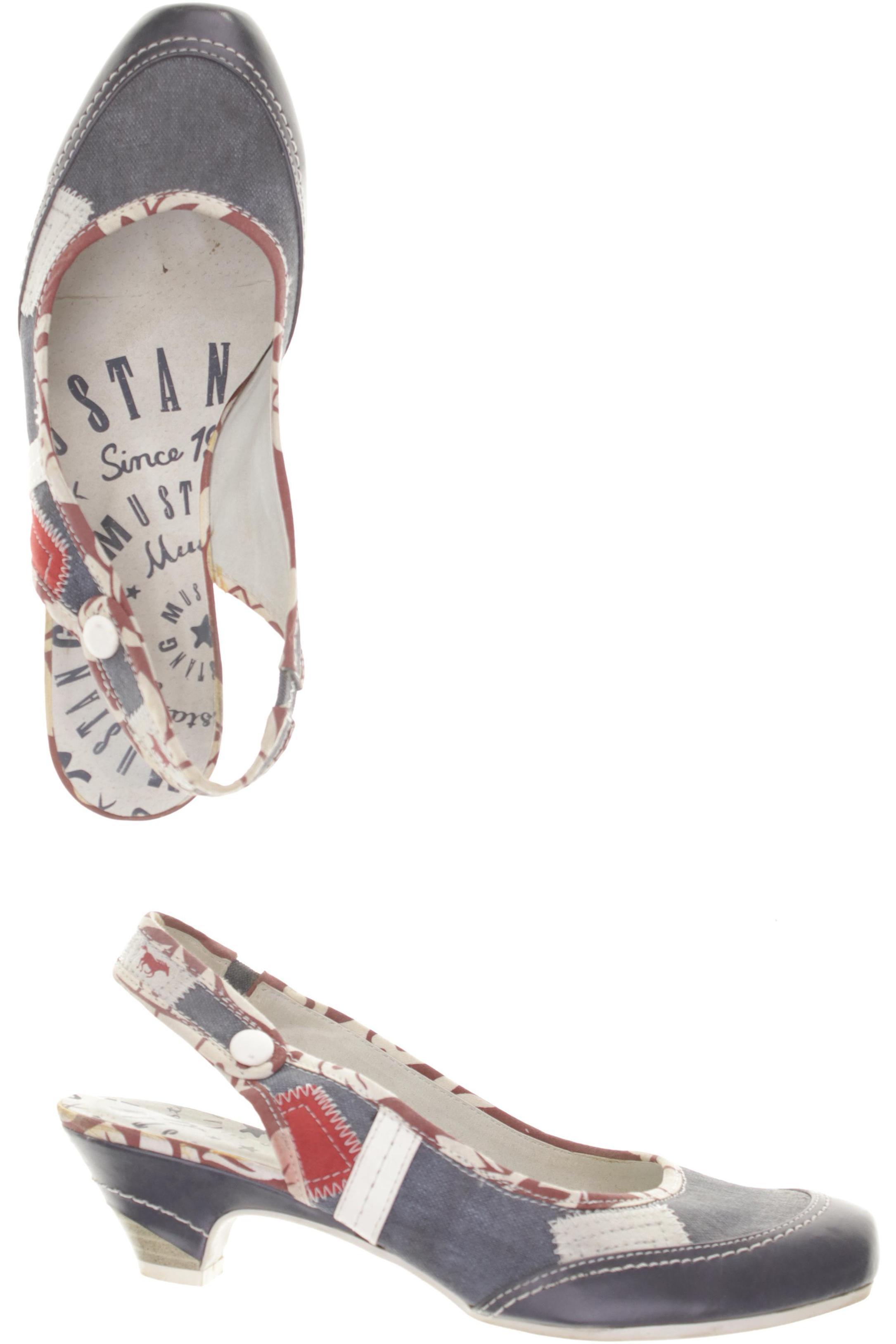 

Mustang Damen Sandale, blau, Gr. 39