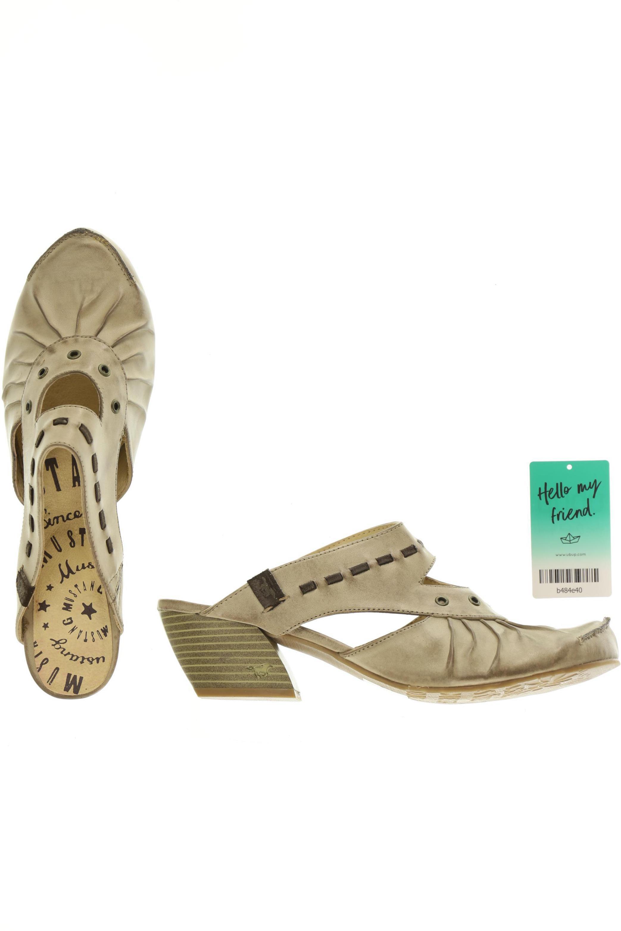 

Mustang Damen Sandale, beige, Gr. 42