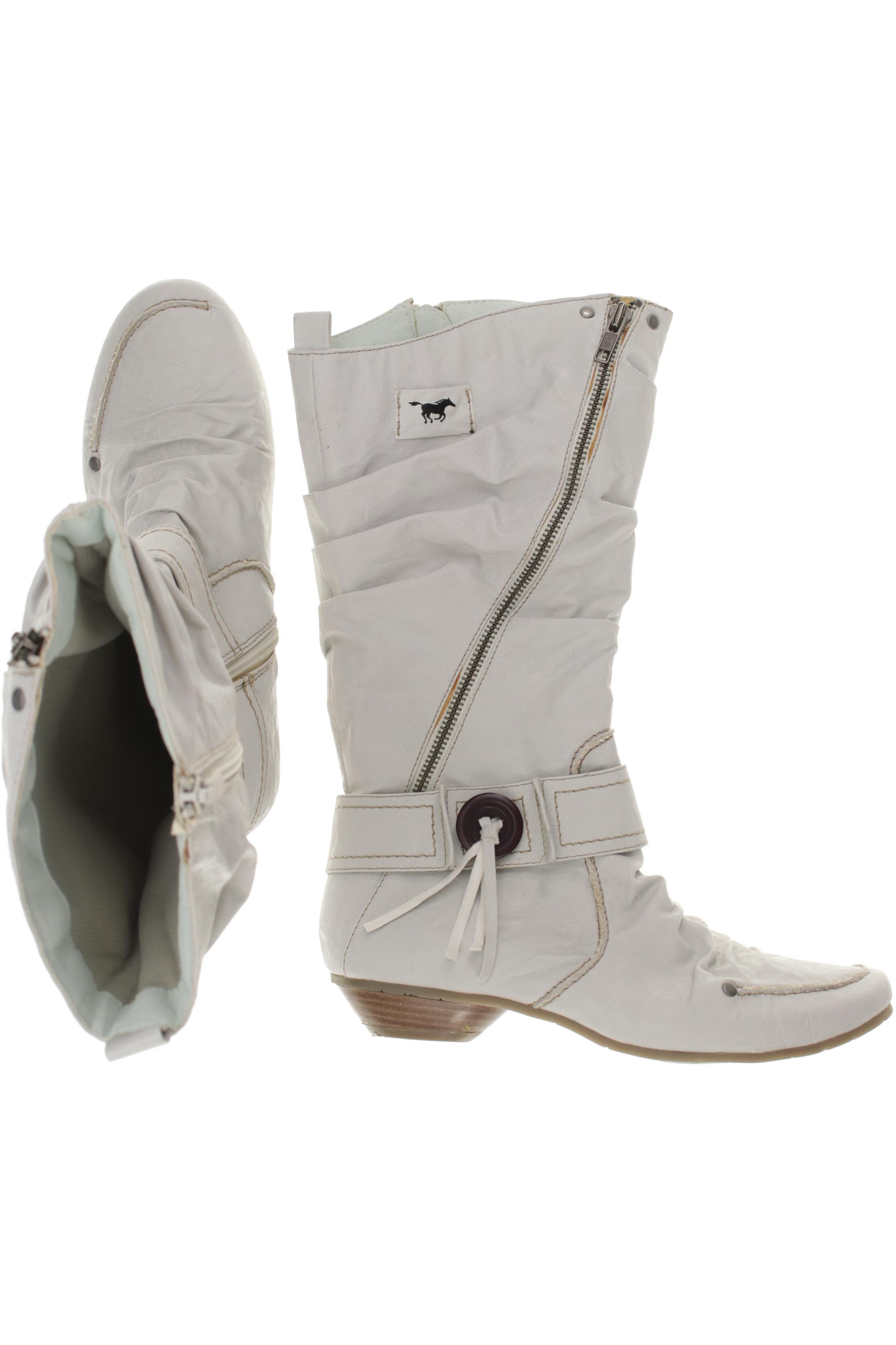 

Mustang Damen Stiefel, weiß, Gr. 40