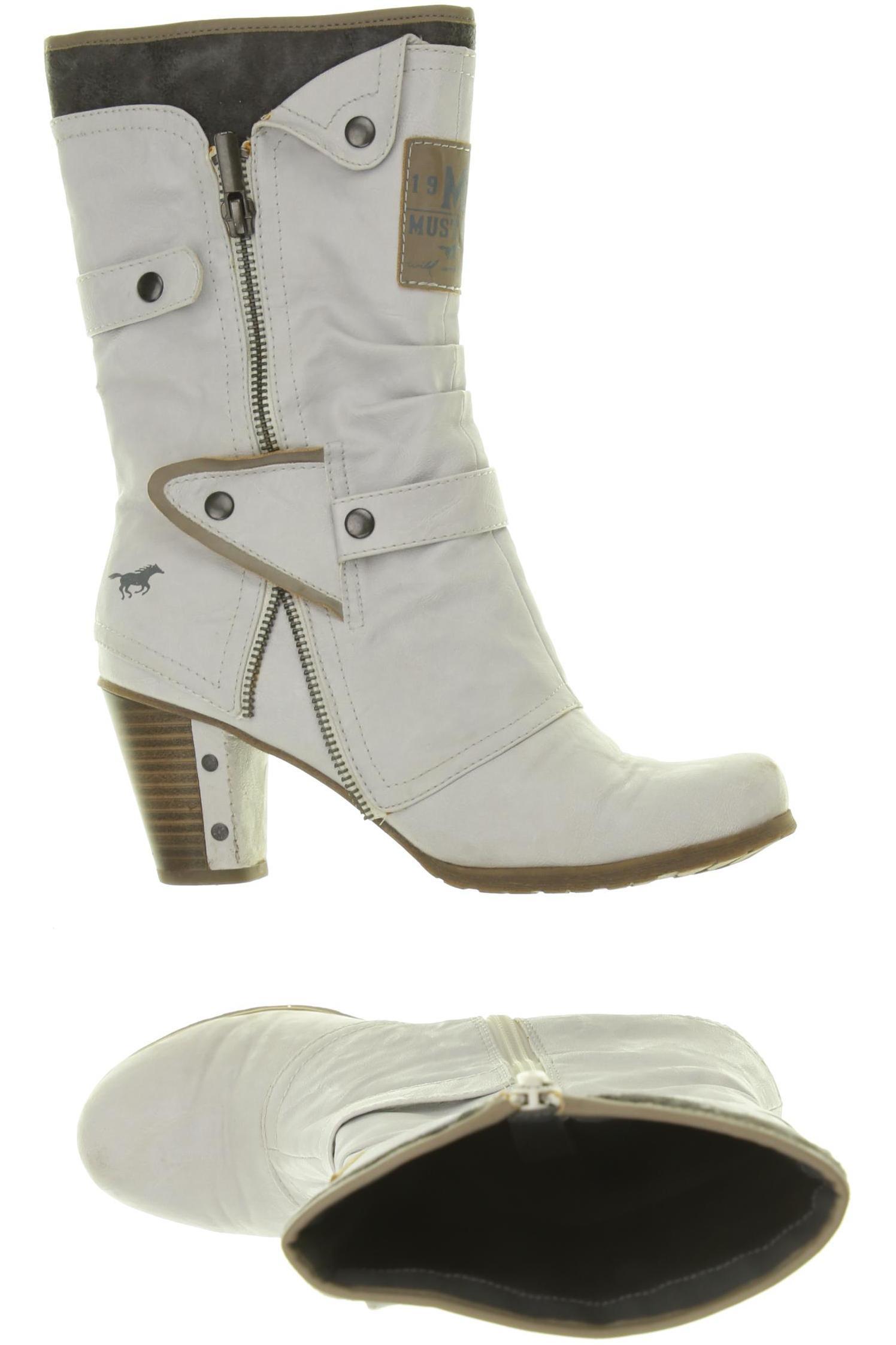 

Mustang Damen Stiefel, weiß, Gr. 38