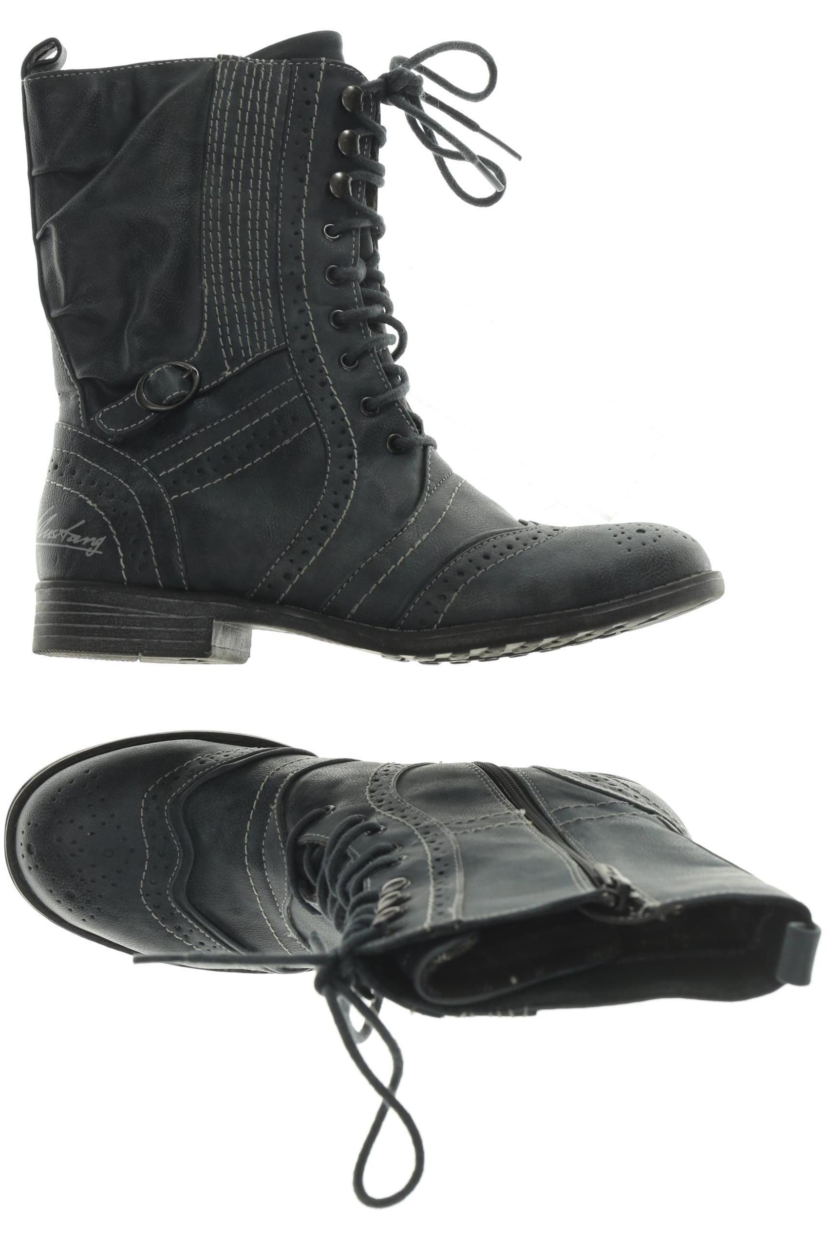 

Mustang Damen Stiefelette, türkis, Gr. 38