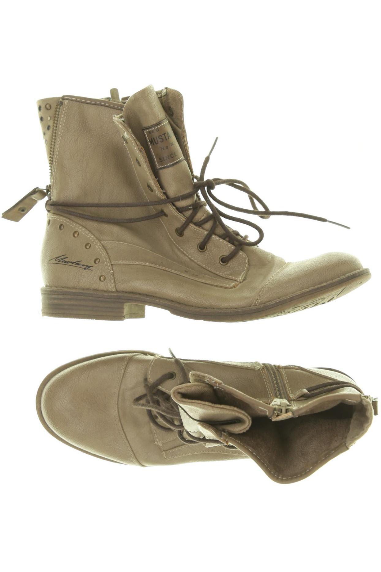 

Mustang Damen Stiefelette, beige, Gr. 38