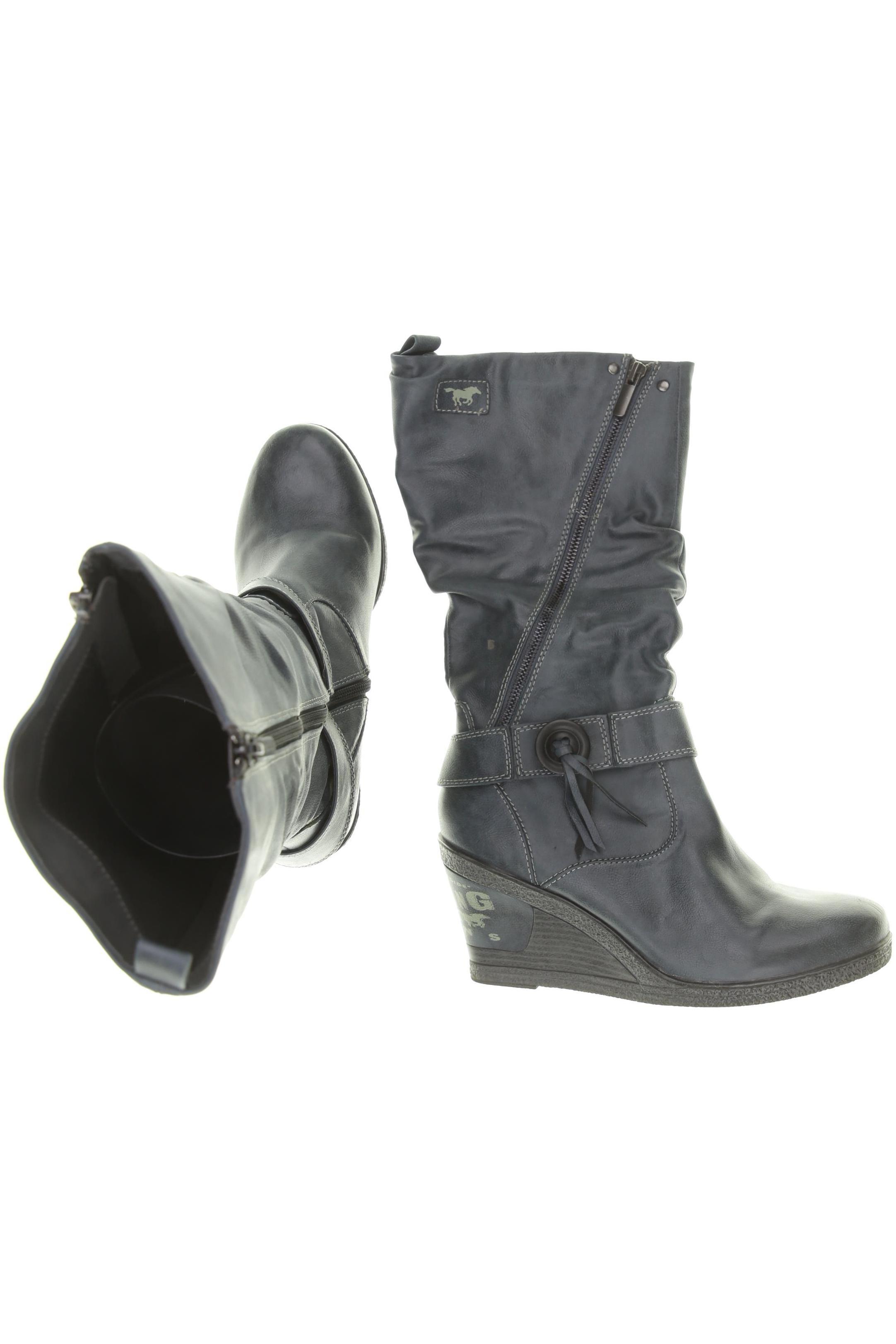 

Mustang Damen Stiefel, blau, Gr. 39