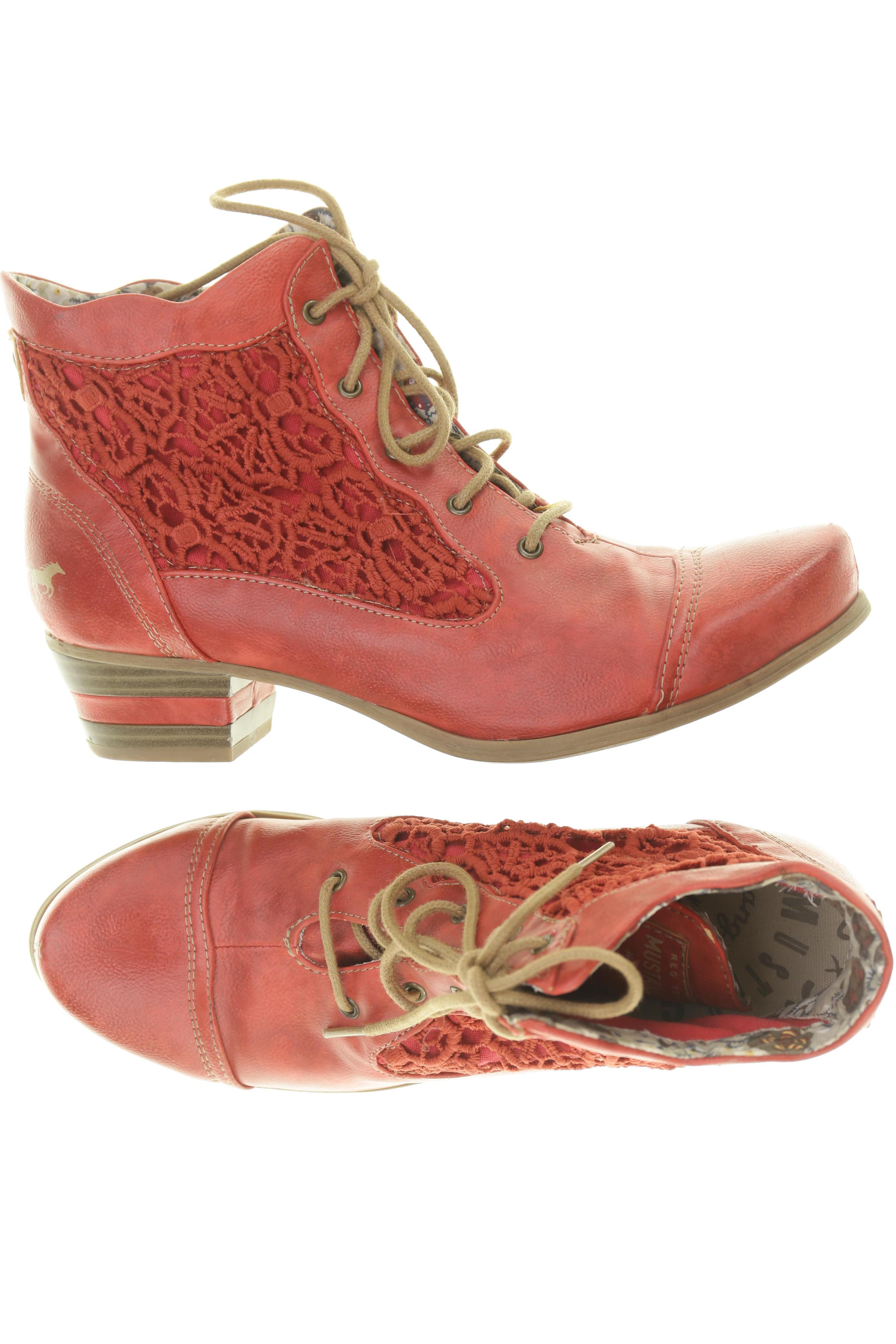 

Mustang Damen Stiefelette, rot, Gr. 40