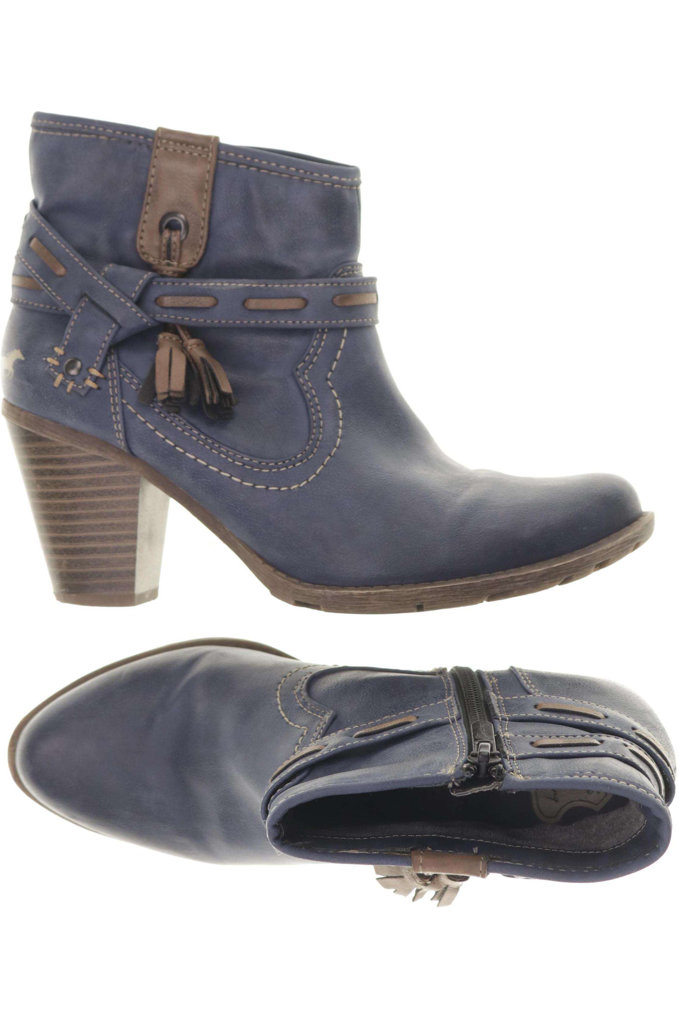 

Mustang Damen Stiefelette, blau, Gr. 38