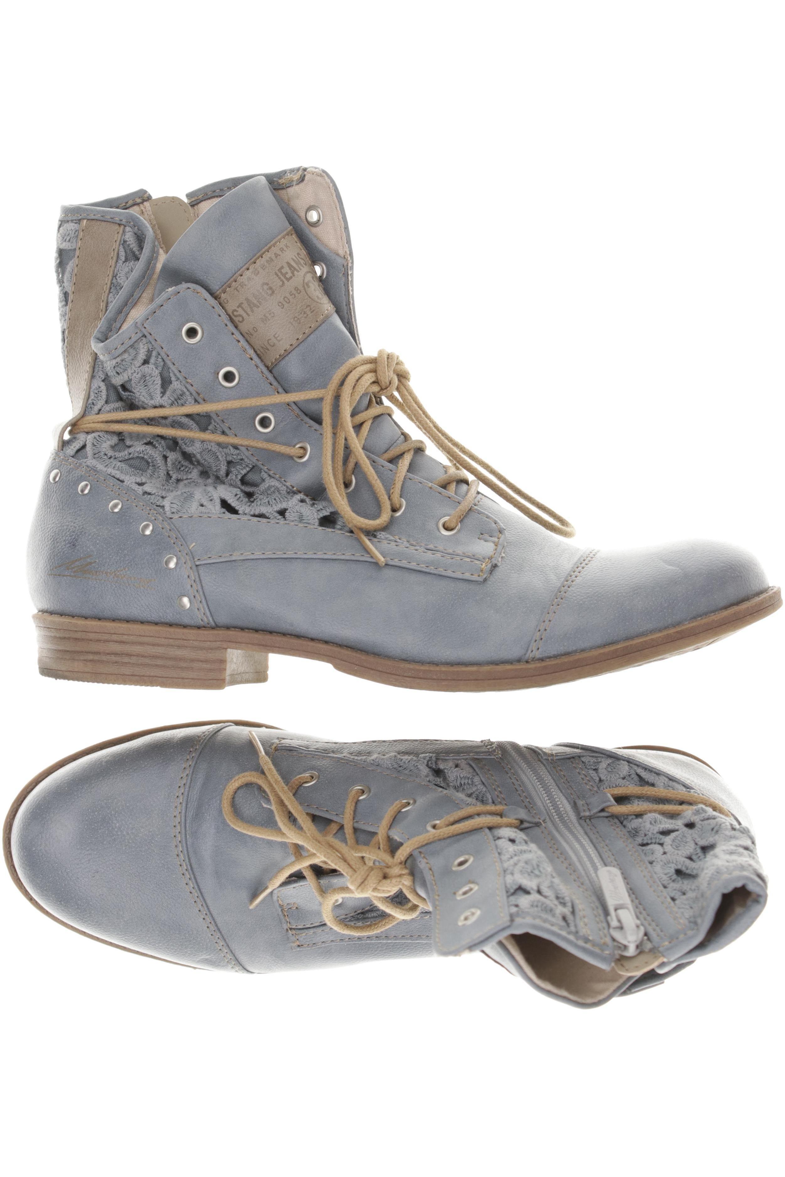 

Mustang Damen Stiefelette, blau, Gr. 39