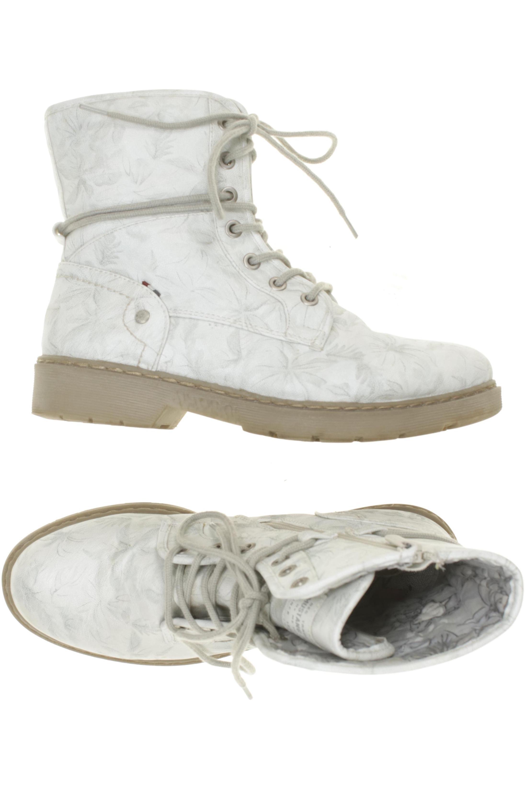 

Mustang Damen Stiefelette, weiß, Gr. 38