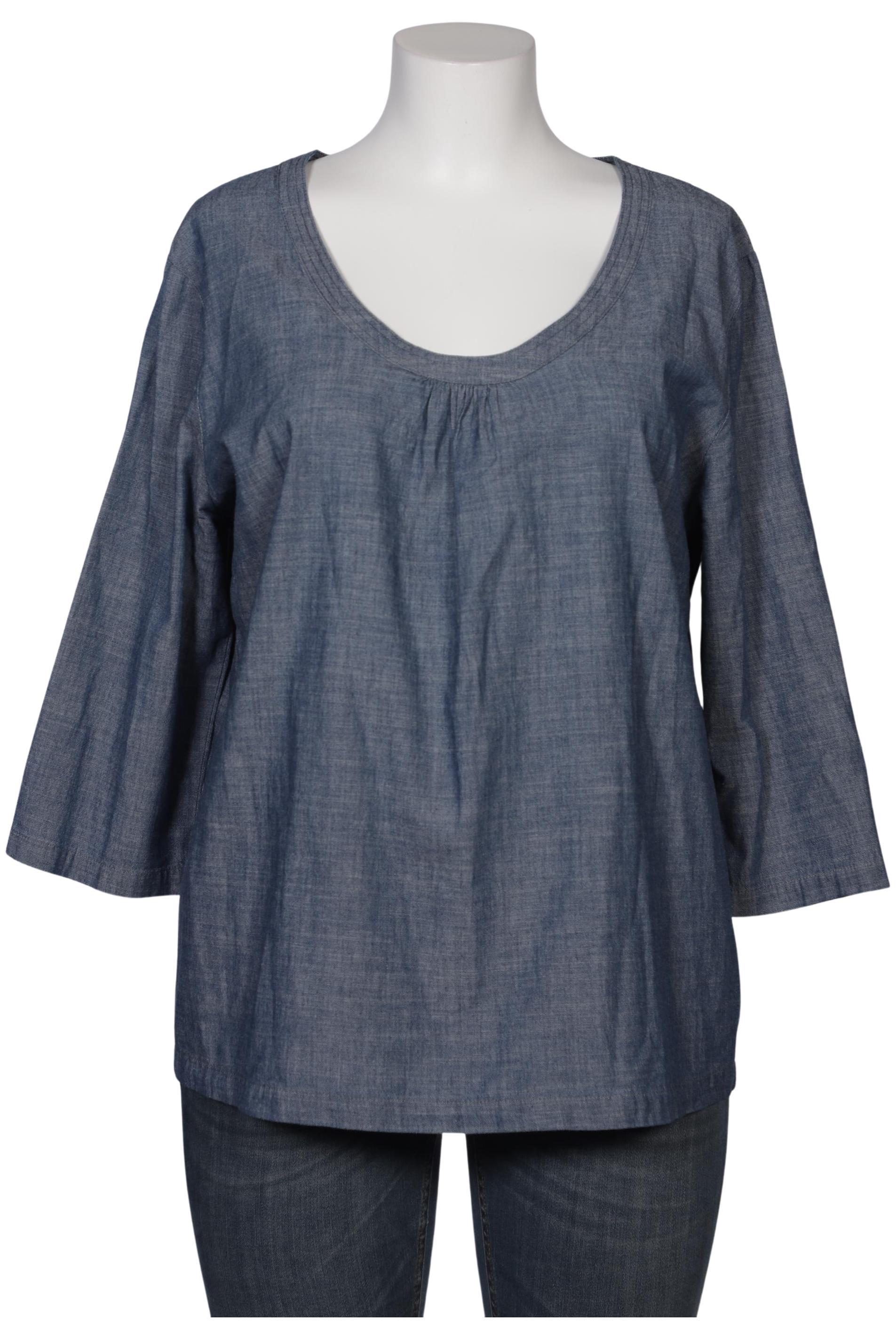 

Maas Damen Bluse, blau, Gr. 48