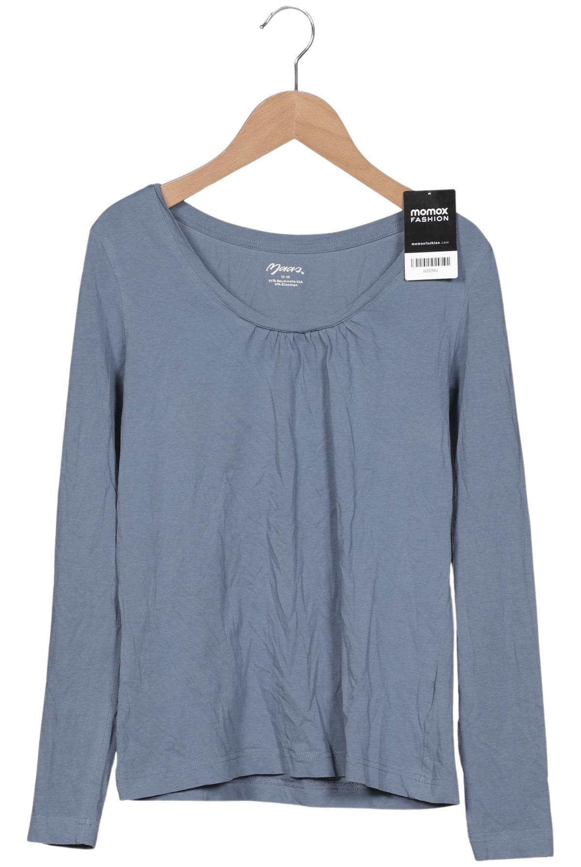 

Maas Damen Langarmshirt, hellblau, Gr. 36