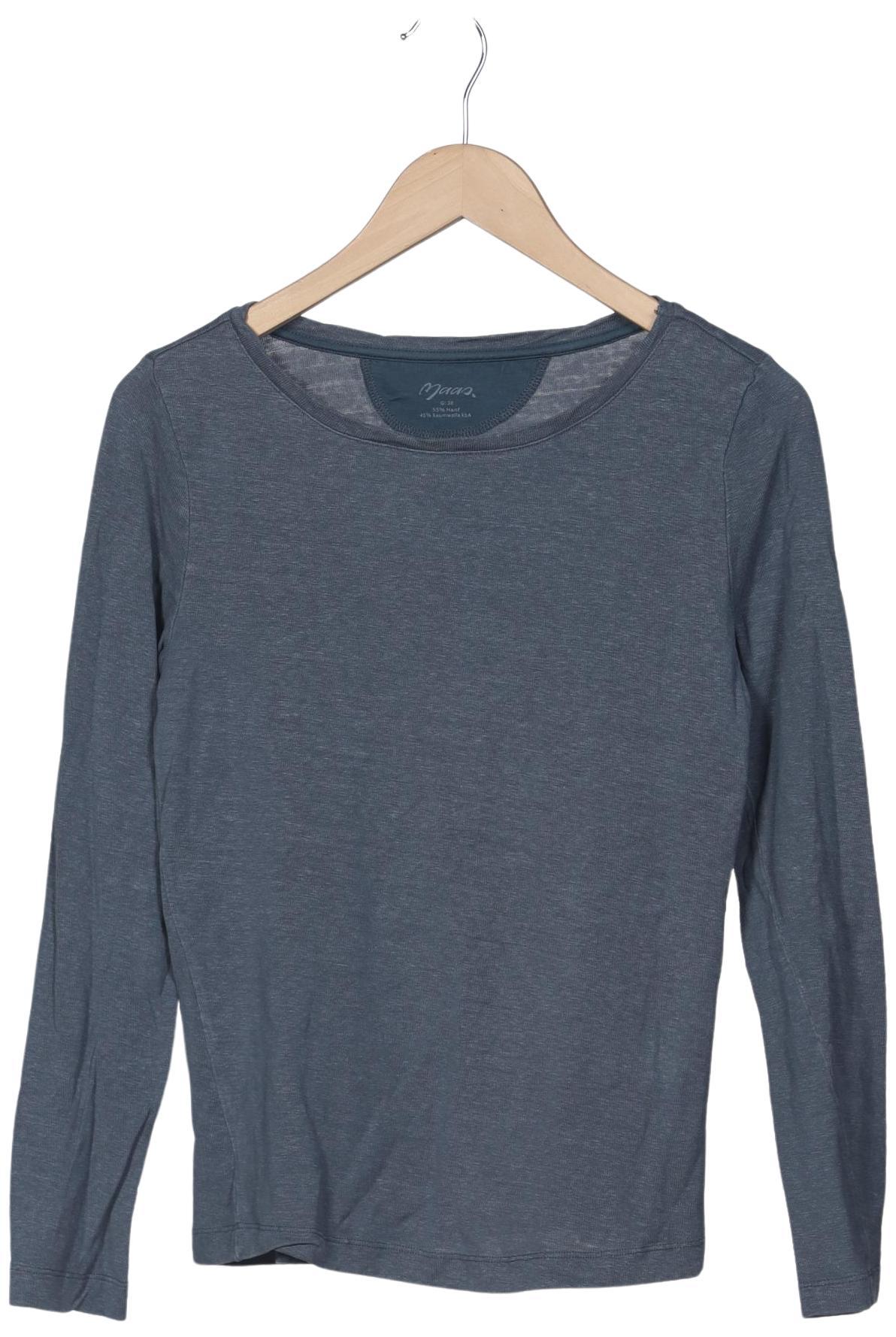 

Maas Damen Langarmshirt, blau, Gr. 38