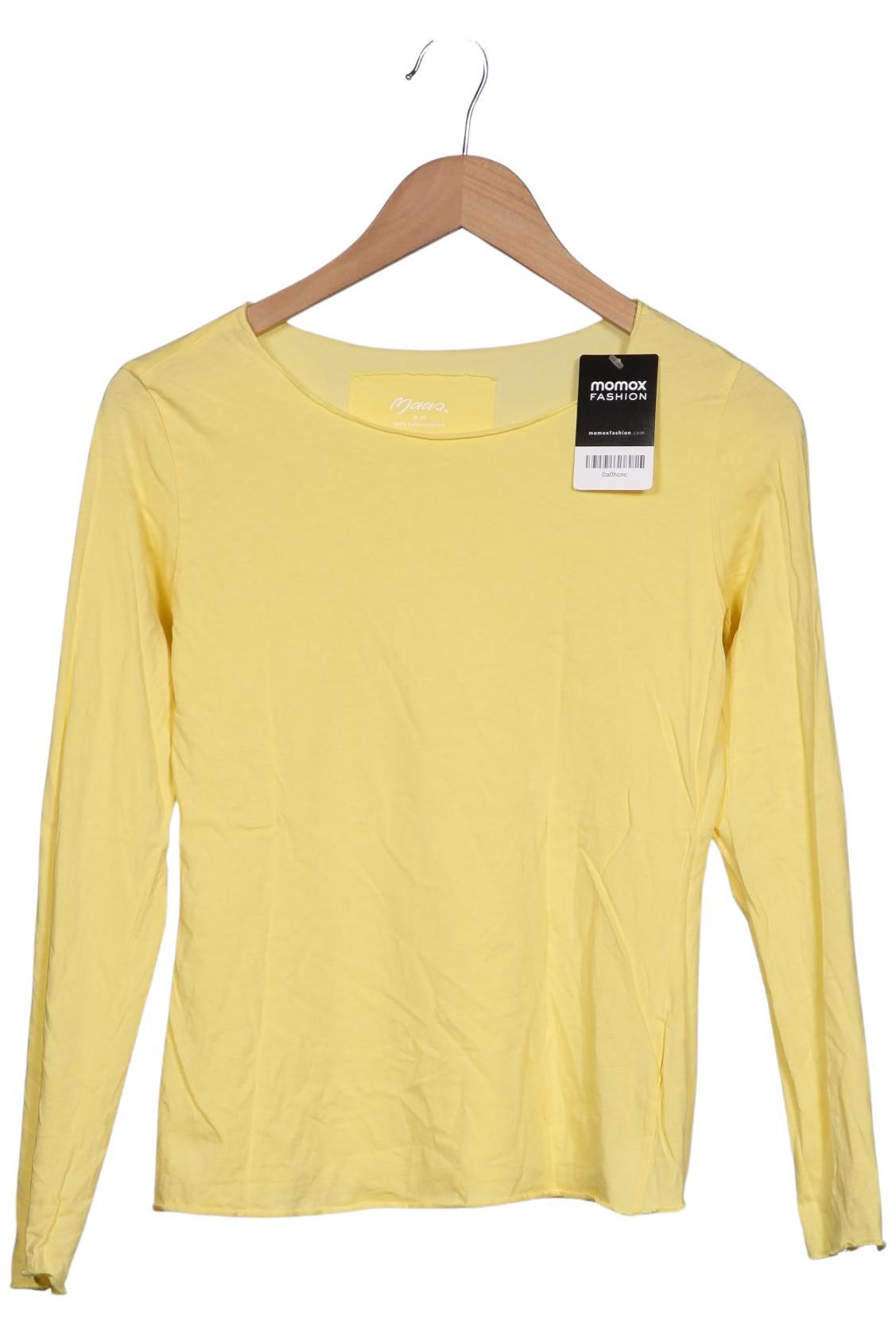 

Maas Damen Langarmshirt, gelb, Gr. 34