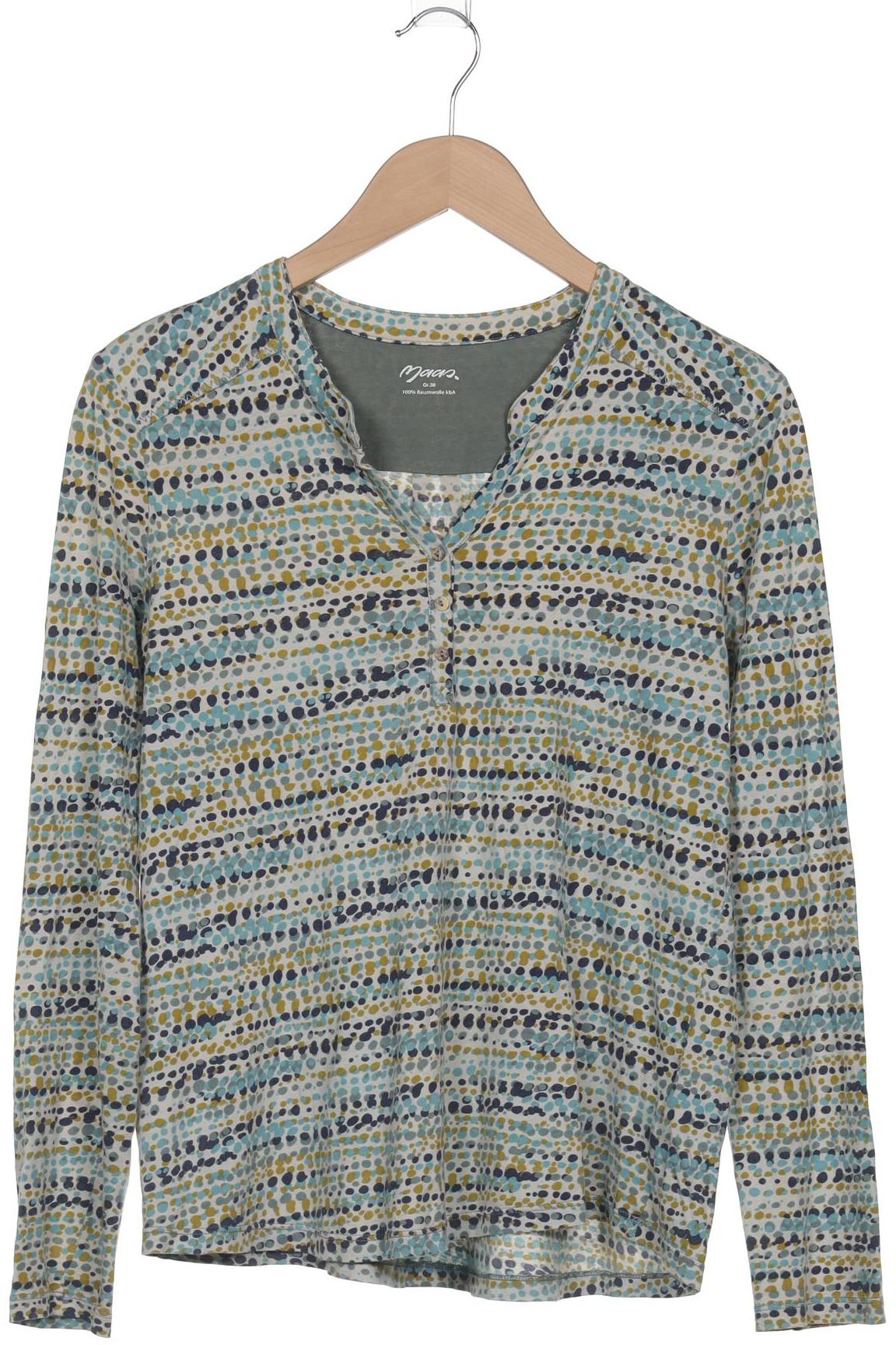 

Maas Damen Langarmshirt, türkis, Gr. 38