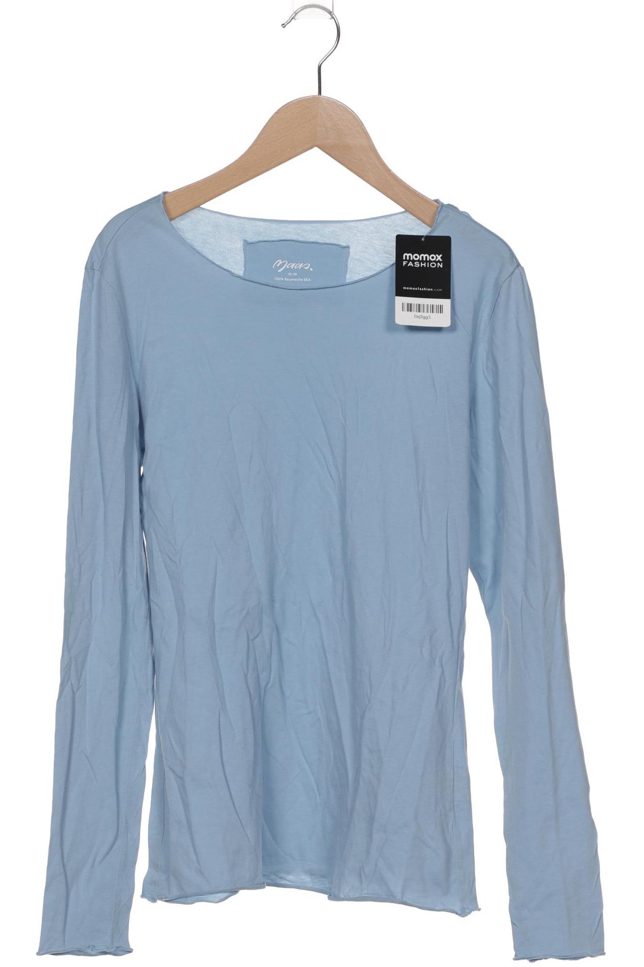 

Maas Damen Langarmshirt, hellblau, Gr. 36