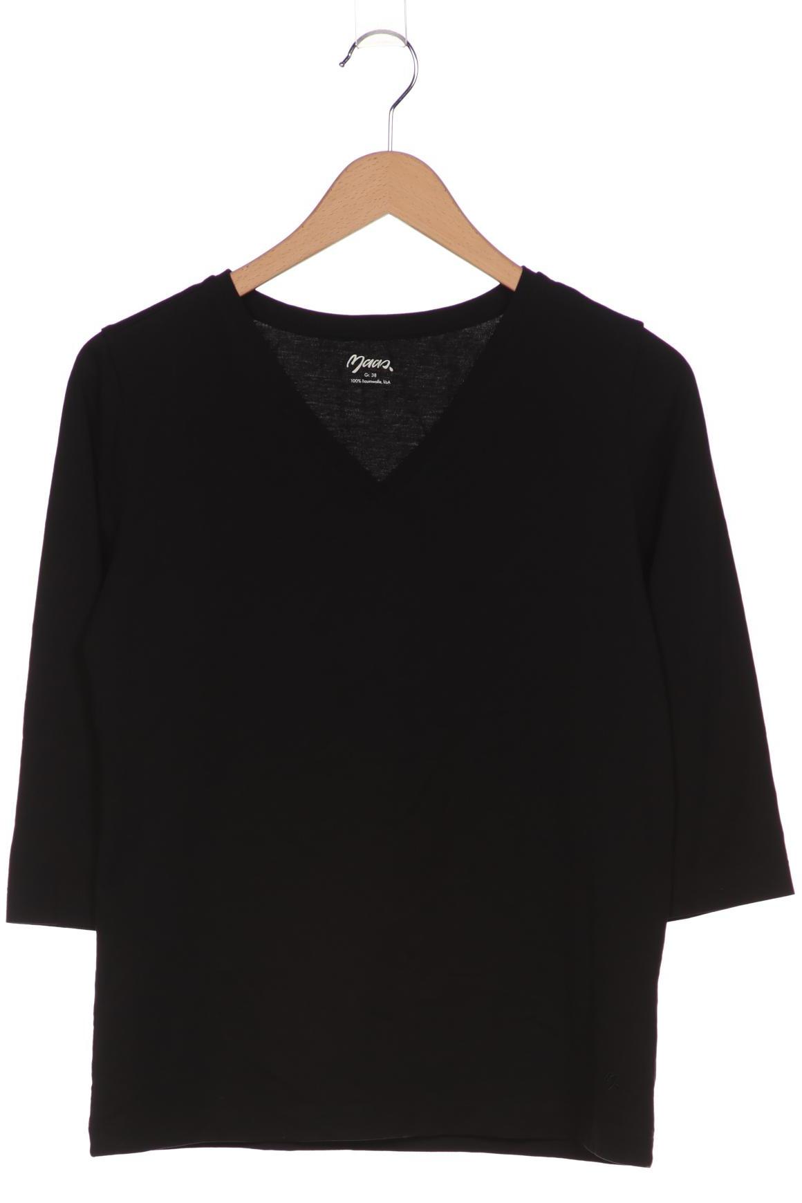 

Maas Damen Langarmshirt, schwarz, Gr. 38
