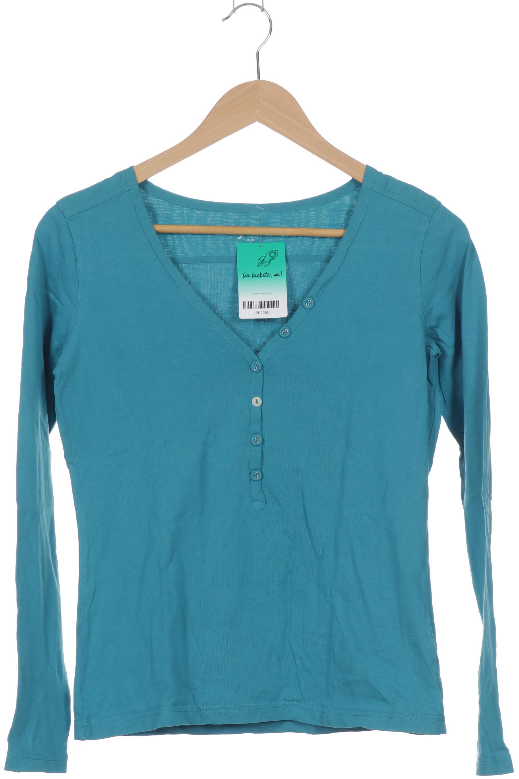 

Maas Damen Langarmshirt, blau, Gr. 36