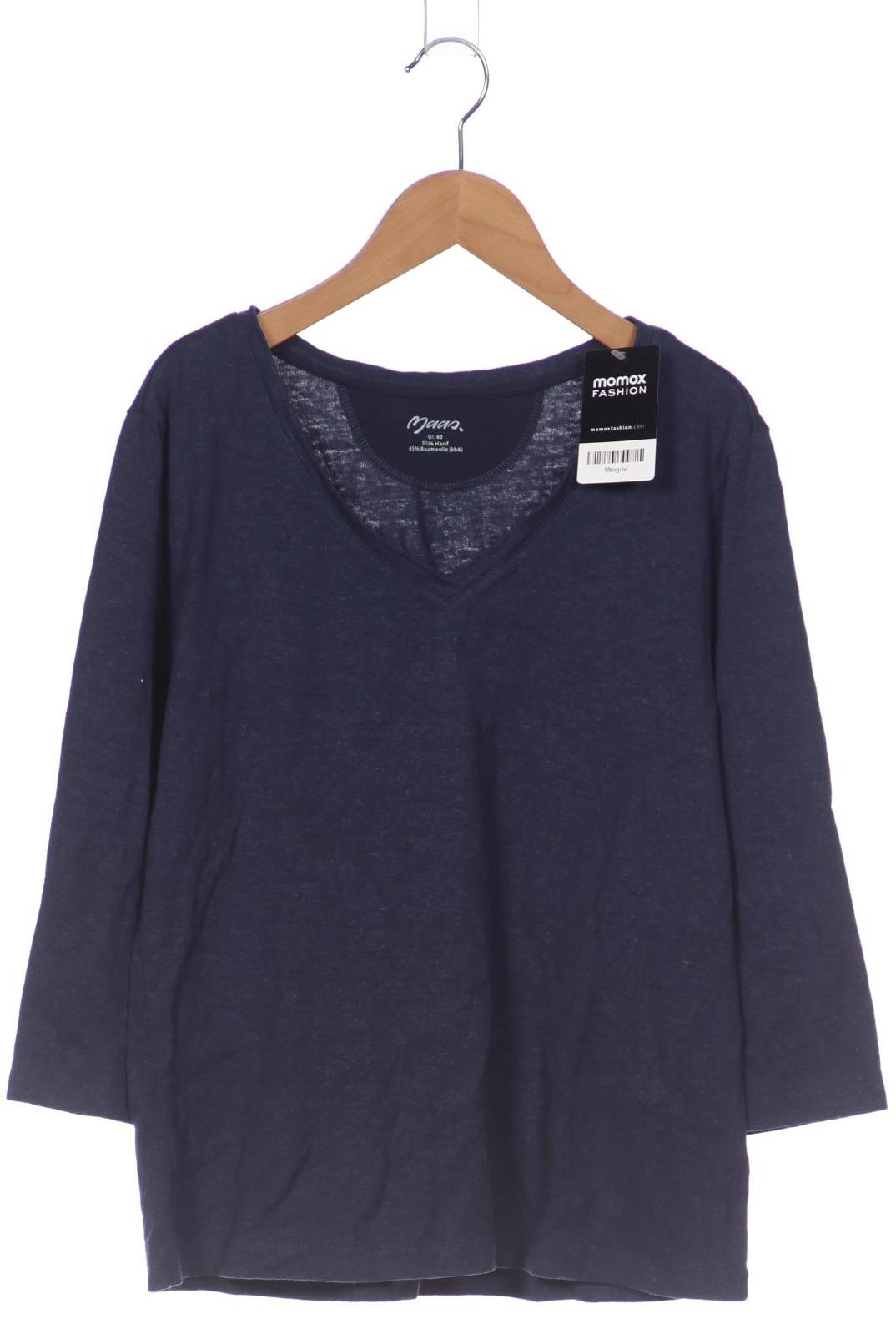 

Maas Damen Langarmshirt, marineblau, Gr. 40