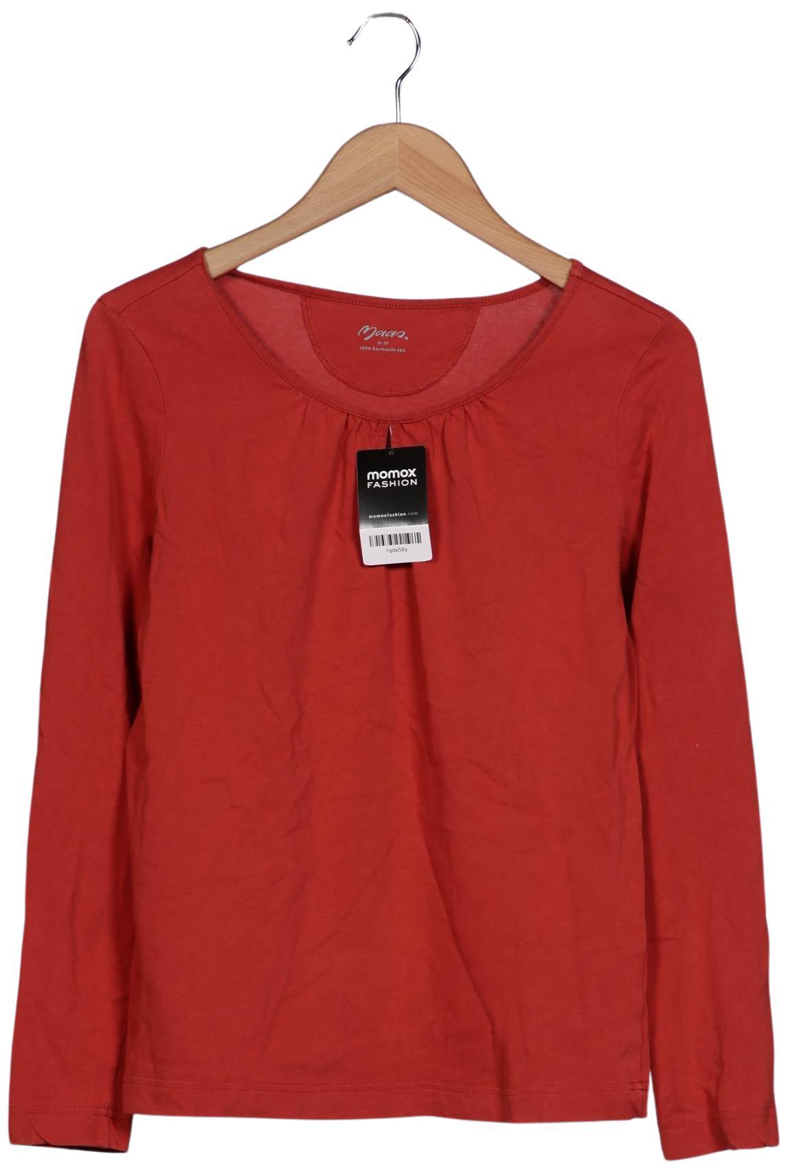 

Maas Damen Langarmshirt, rot, Gr. 38