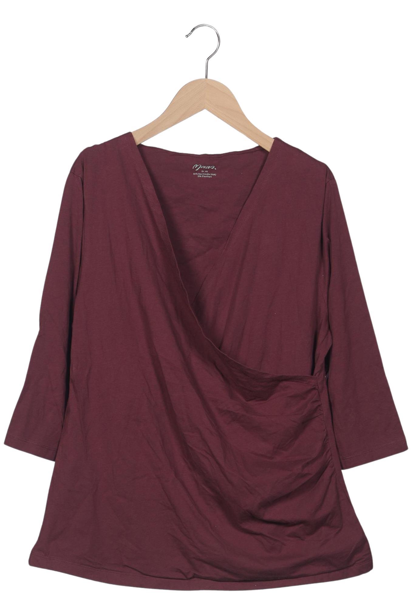

Maas Damen Langarmshirt, bordeaux, Gr. 46