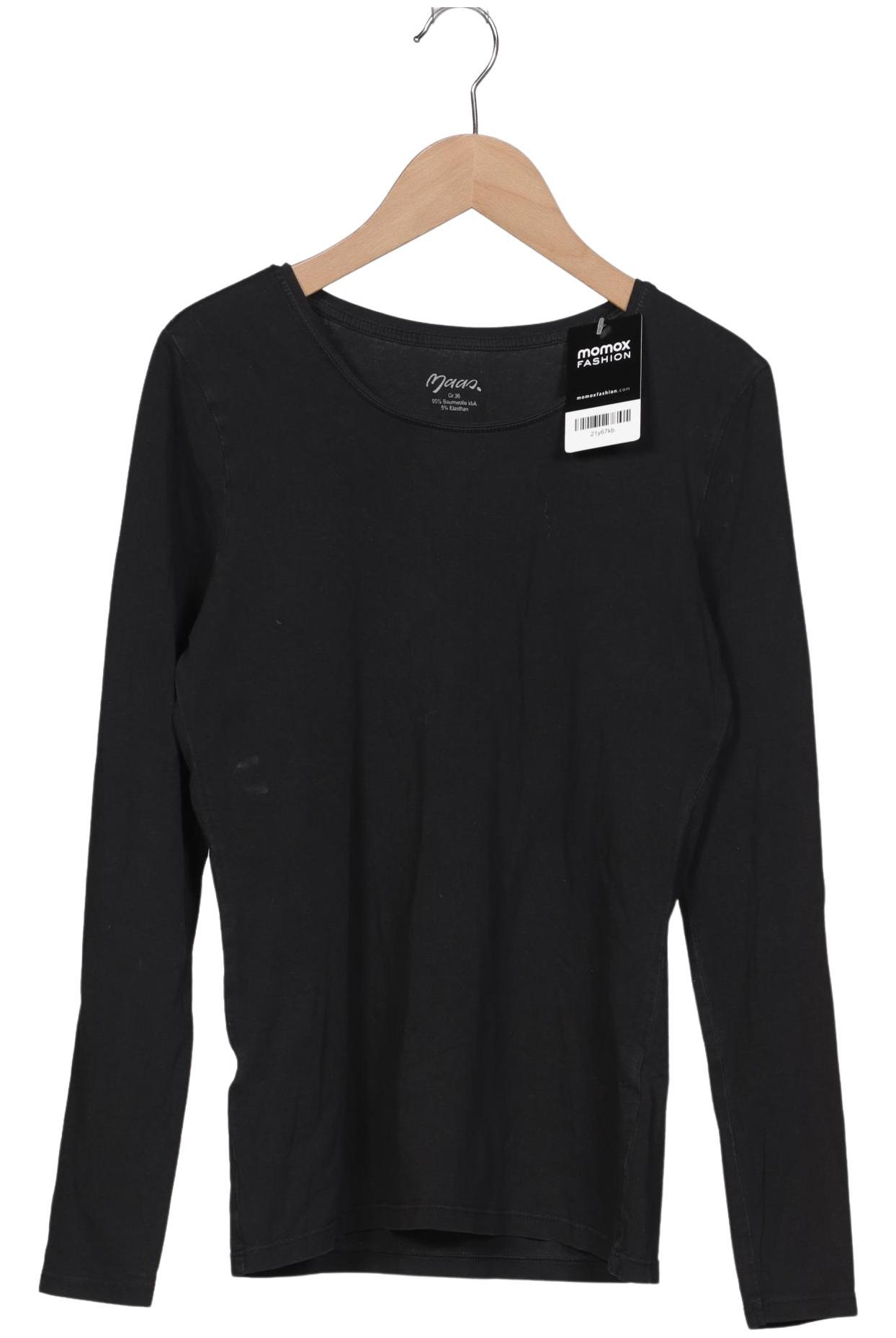 

Maas Damen Langarmshirt, schwarz, Gr. 36