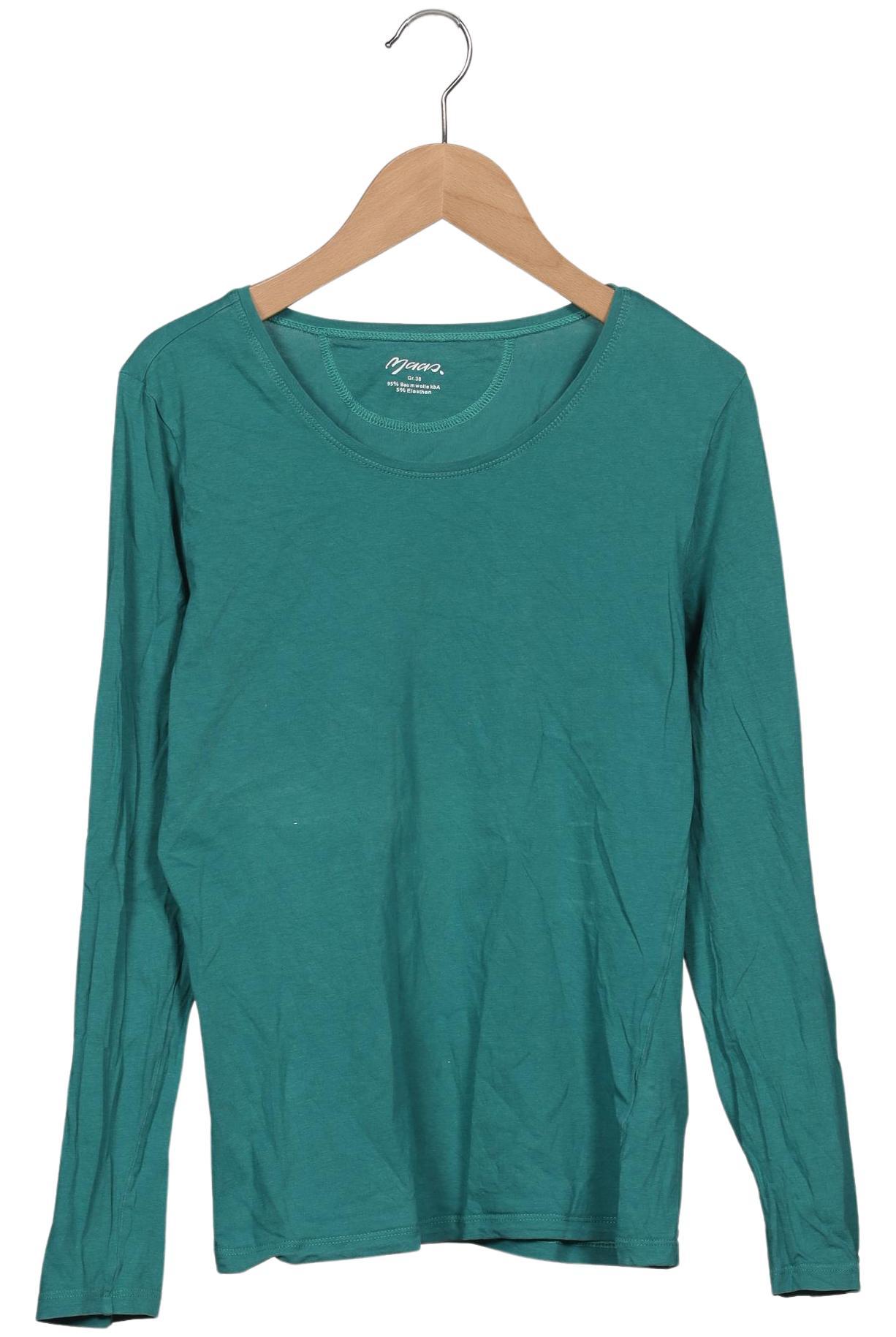 

Maas Damen Langarmshirt, türkis, Gr. 38