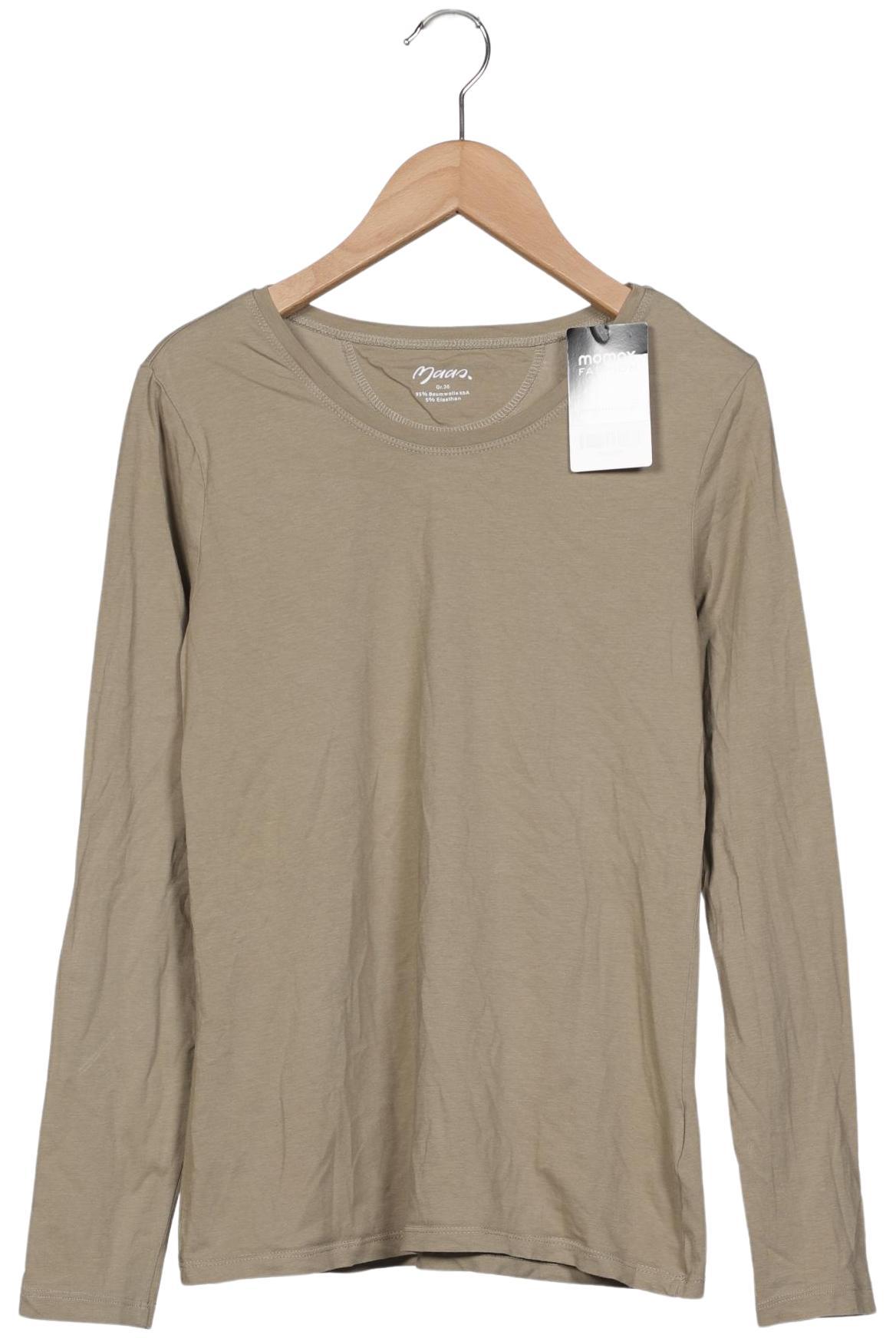 

Maas Damen Langarmshirt, beige, Gr. 36