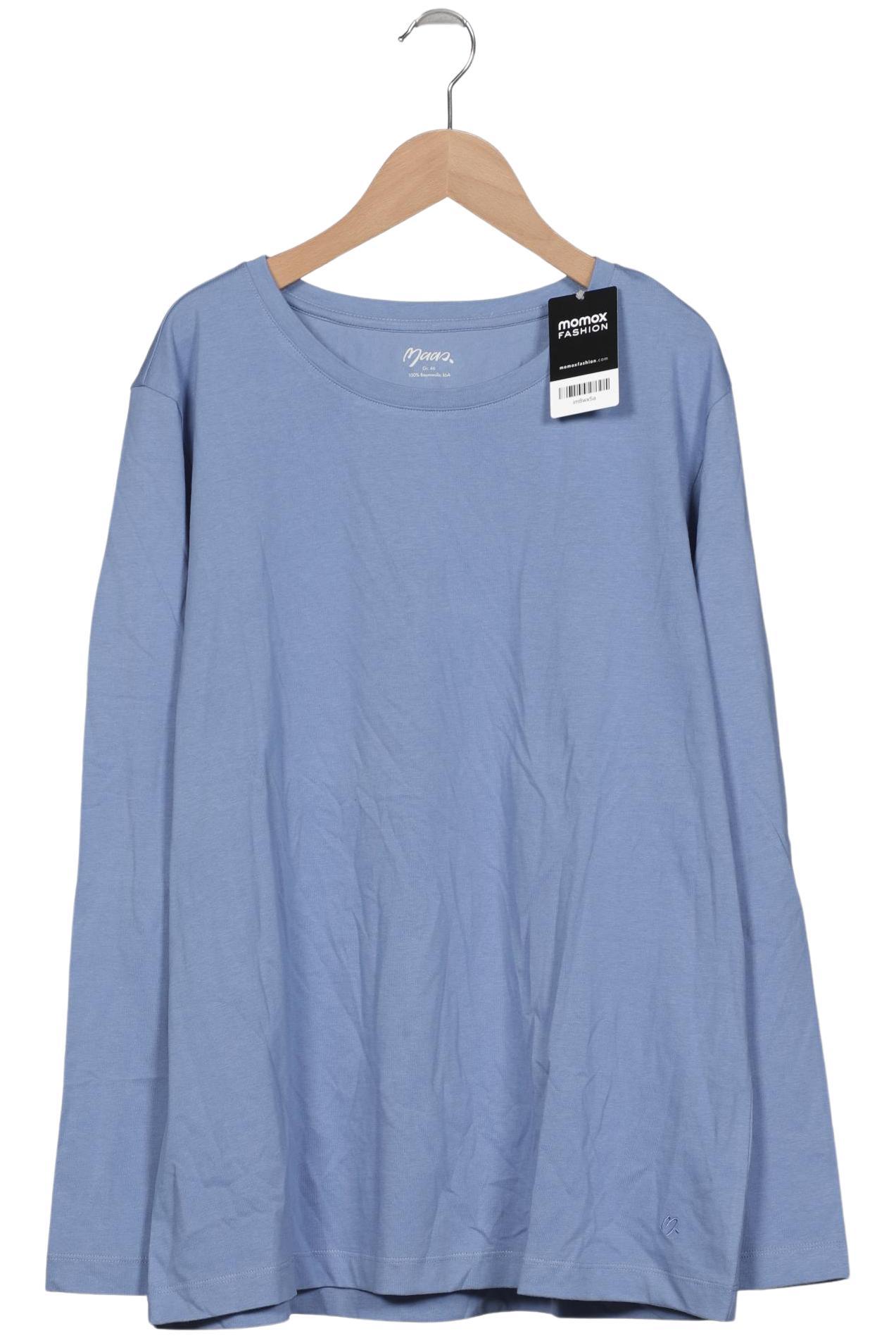 

Maas Damen Langarmshirt, hellblau, Gr. 46