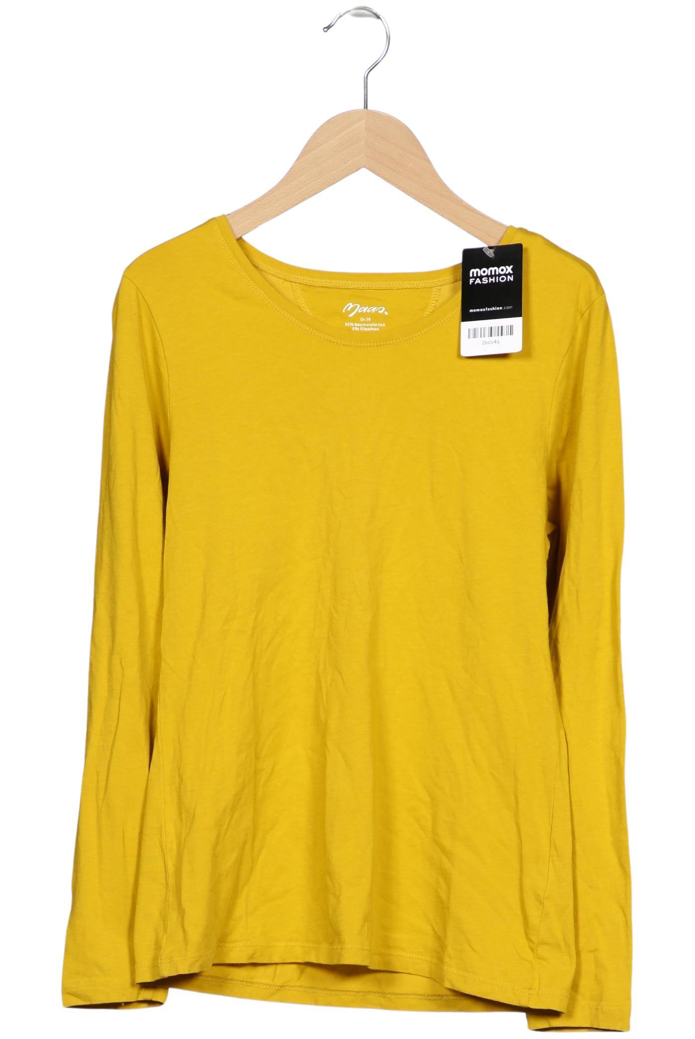

Maas Damen Langarmshirt, gelb, Gr. 38