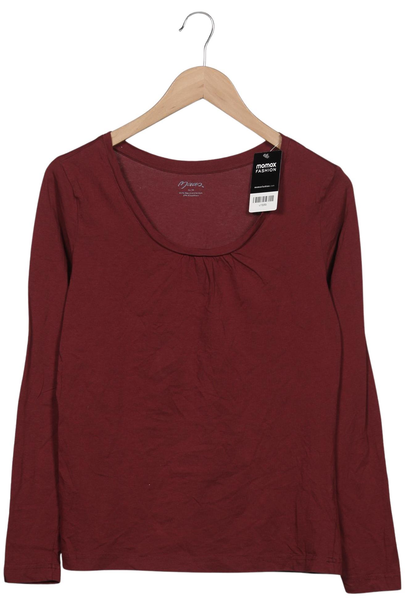 

Maas Damen Langarmshirt, bordeaux, Gr. 38