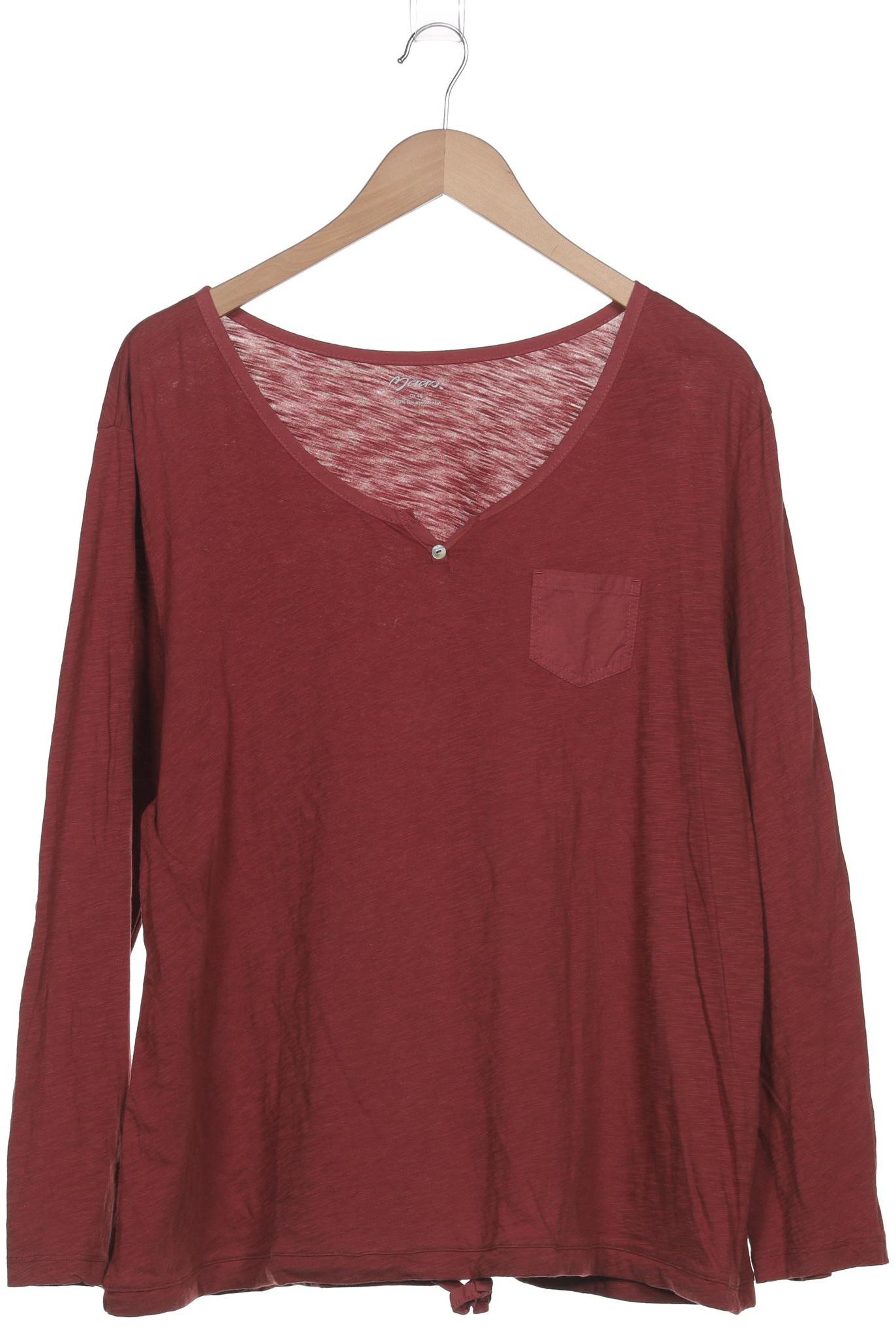 

Maas Damen Langarmshirt, bordeaux, Gr. 46