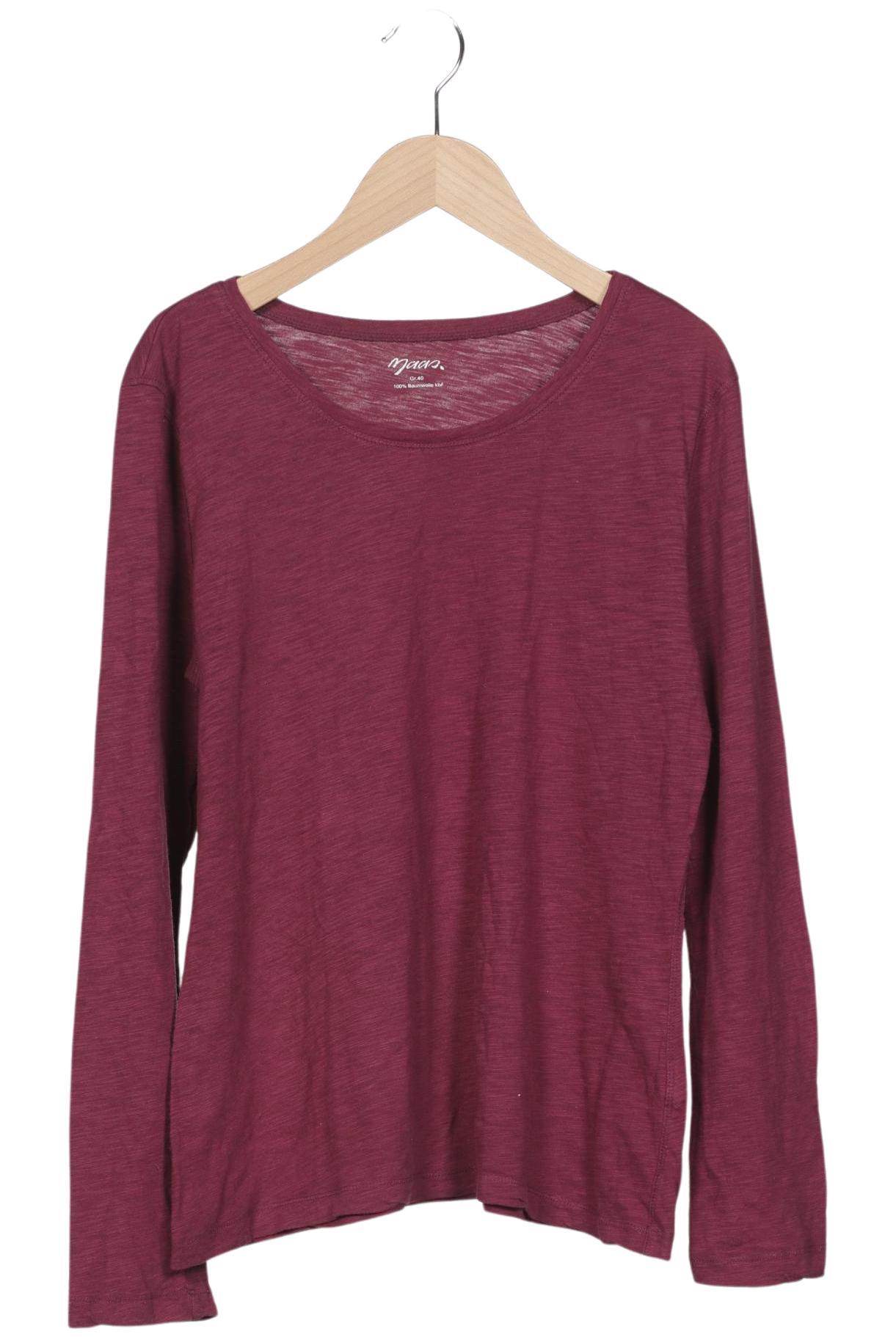 

Maas Damen Langarmshirt, bordeaux, Gr. 40