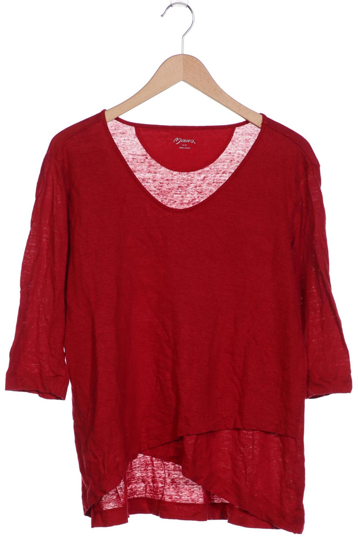 

Maas Damen Langarmshirt, bordeaux, Gr. 44