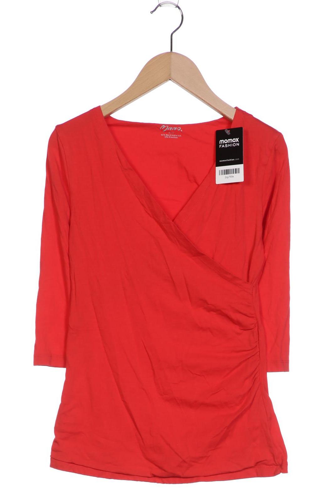 

Maas Damen Langarmshirt, rot, Gr. 34