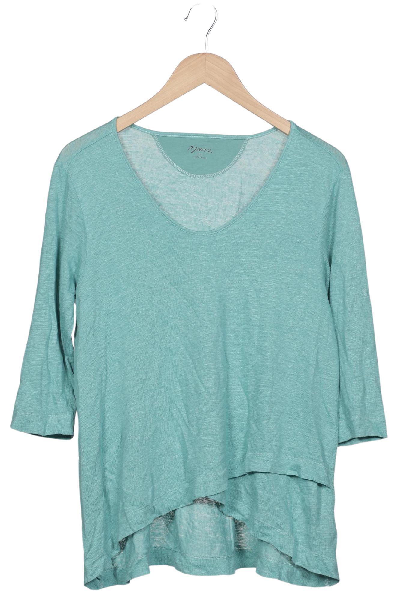

Maas Damen Langarmshirt, türkis, Gr. 38