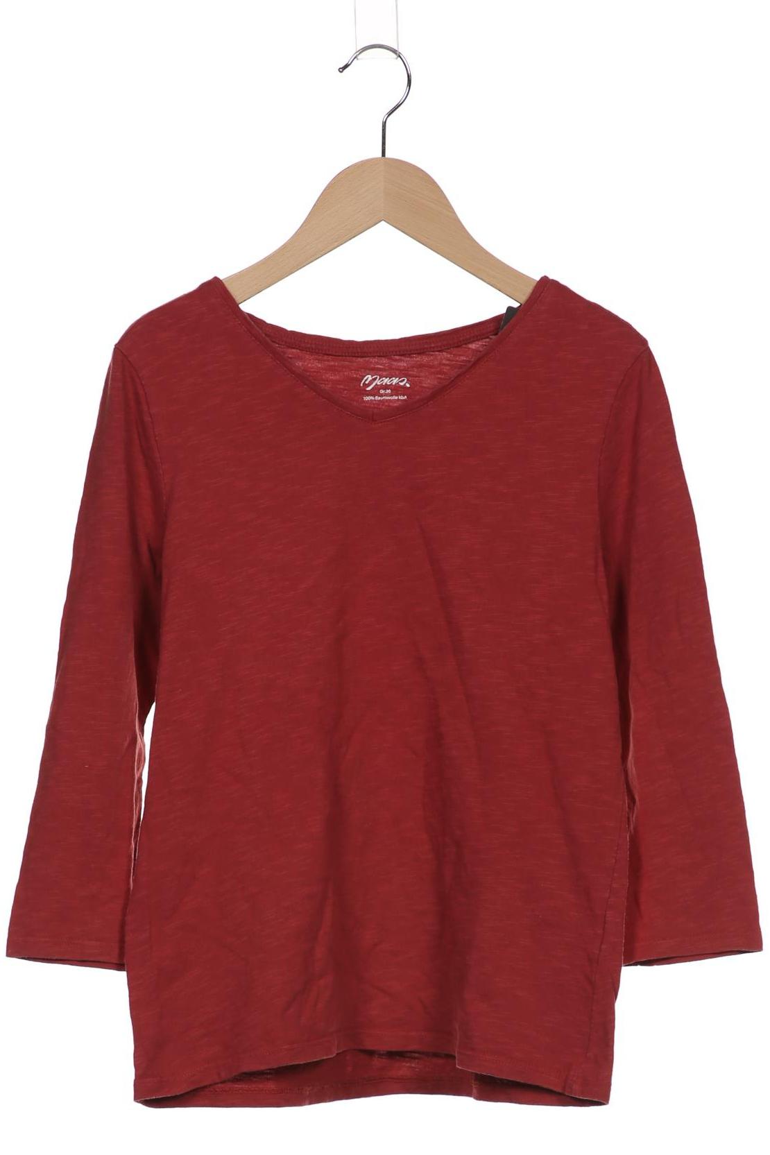 

Maas Damen Langarmshirt, rot, Gr. 36