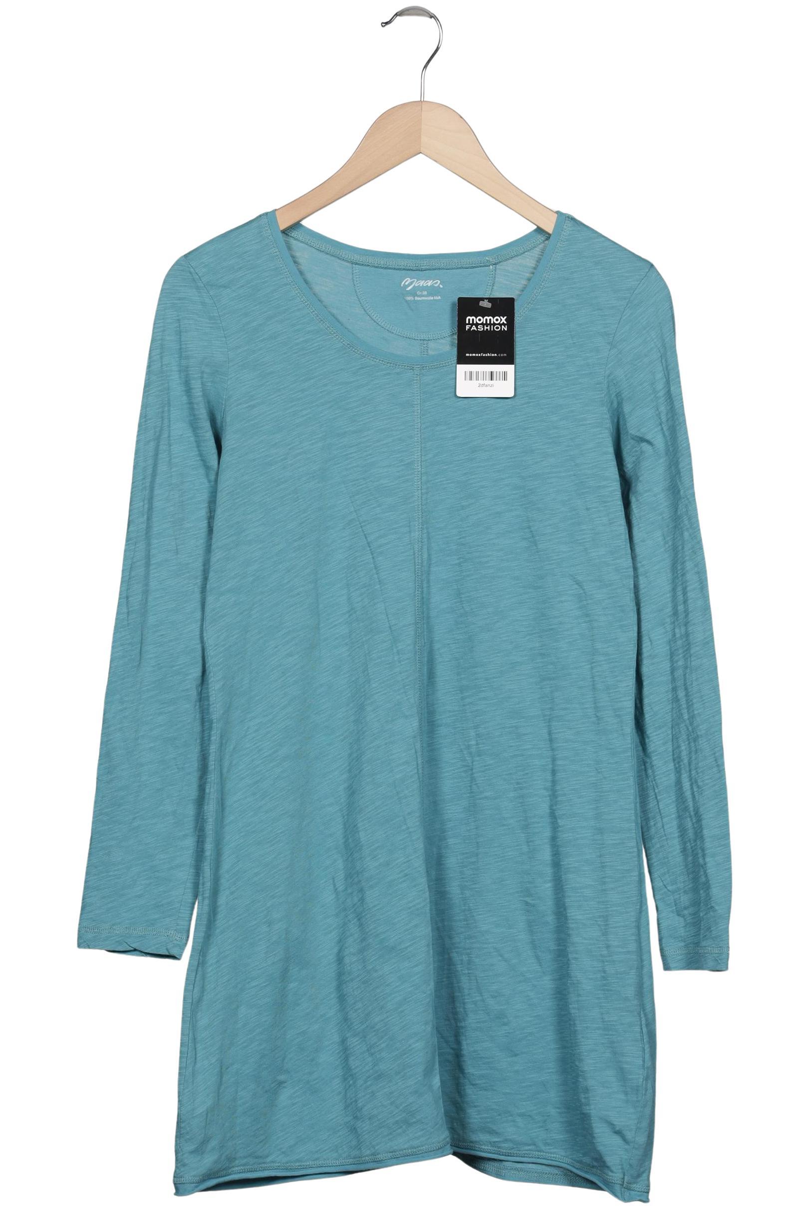 

Maas Damen Langarmshirt, türkis, Gr. 38
